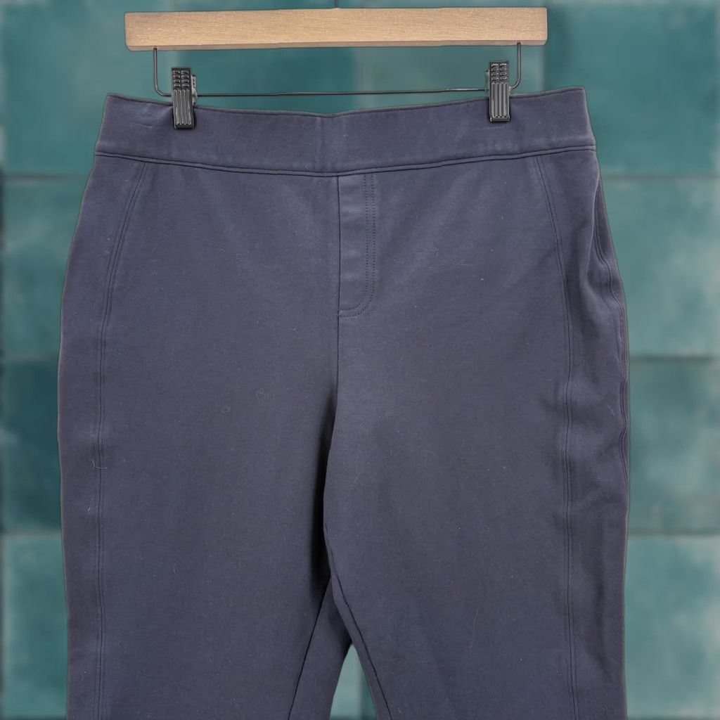 Spanx SPANX SuperSmooth PerfectFit Ponte Slim Straight Pants Womens XL Petite Blue Size 40" / US 18 - 1 Thumbnail