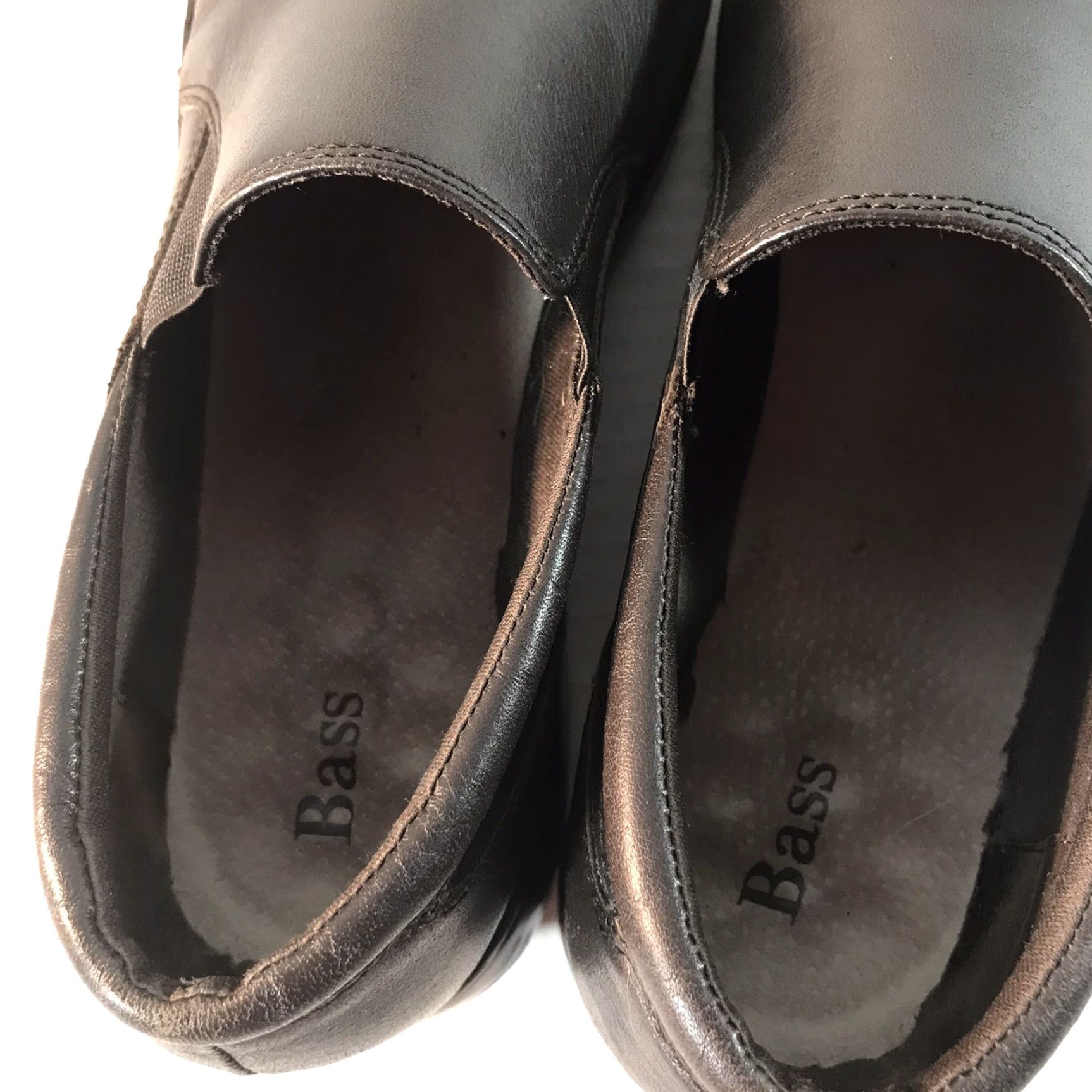 Vintage Bass Ally Brown Leather Slip On Loafers Womens Size 7.5M Size US 8 / IT 38 - 4 Thumbnail