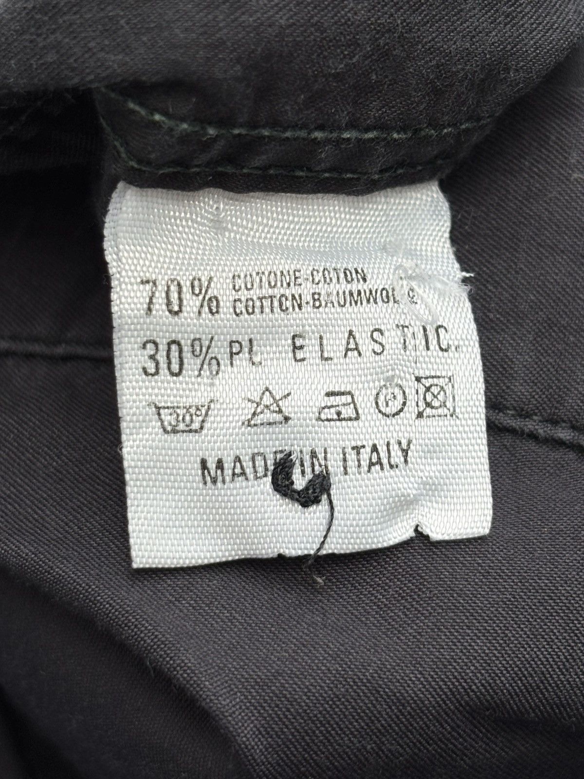 Ermenegildo Zegna Washed Black Tuxedo Shirt Size US M / EU 48-50 / 2 - 7 Thumbnail