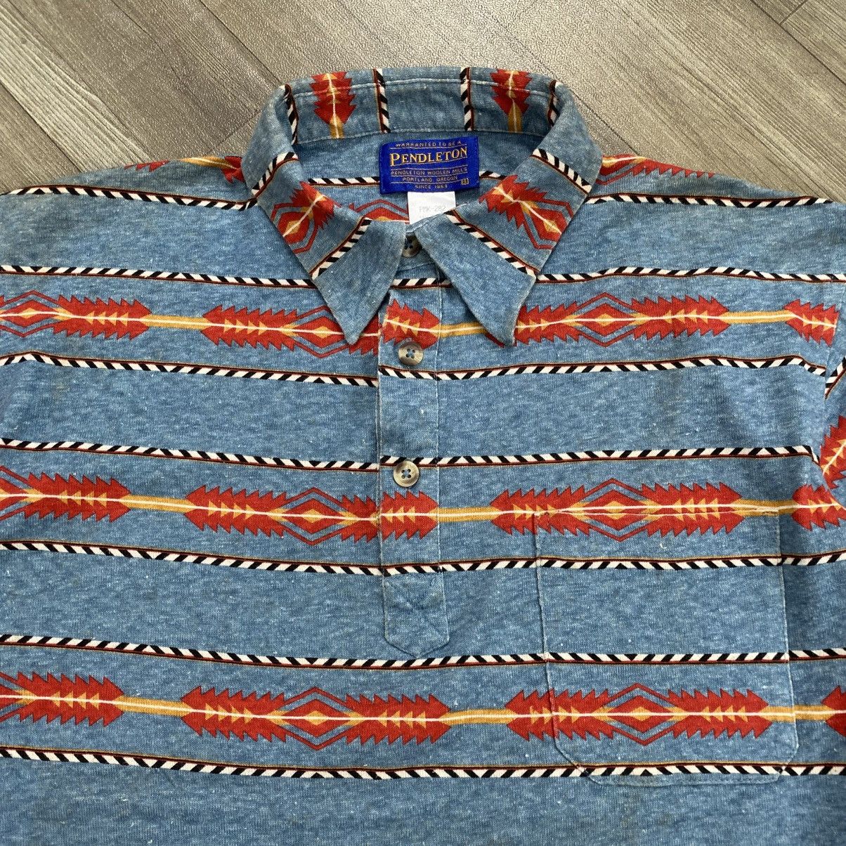 Pendleton Vintage Pendleton Native Pocket Navajo Polo Shirt USA Size US M / EU 48-50 / 2 - 6 Thumbnail