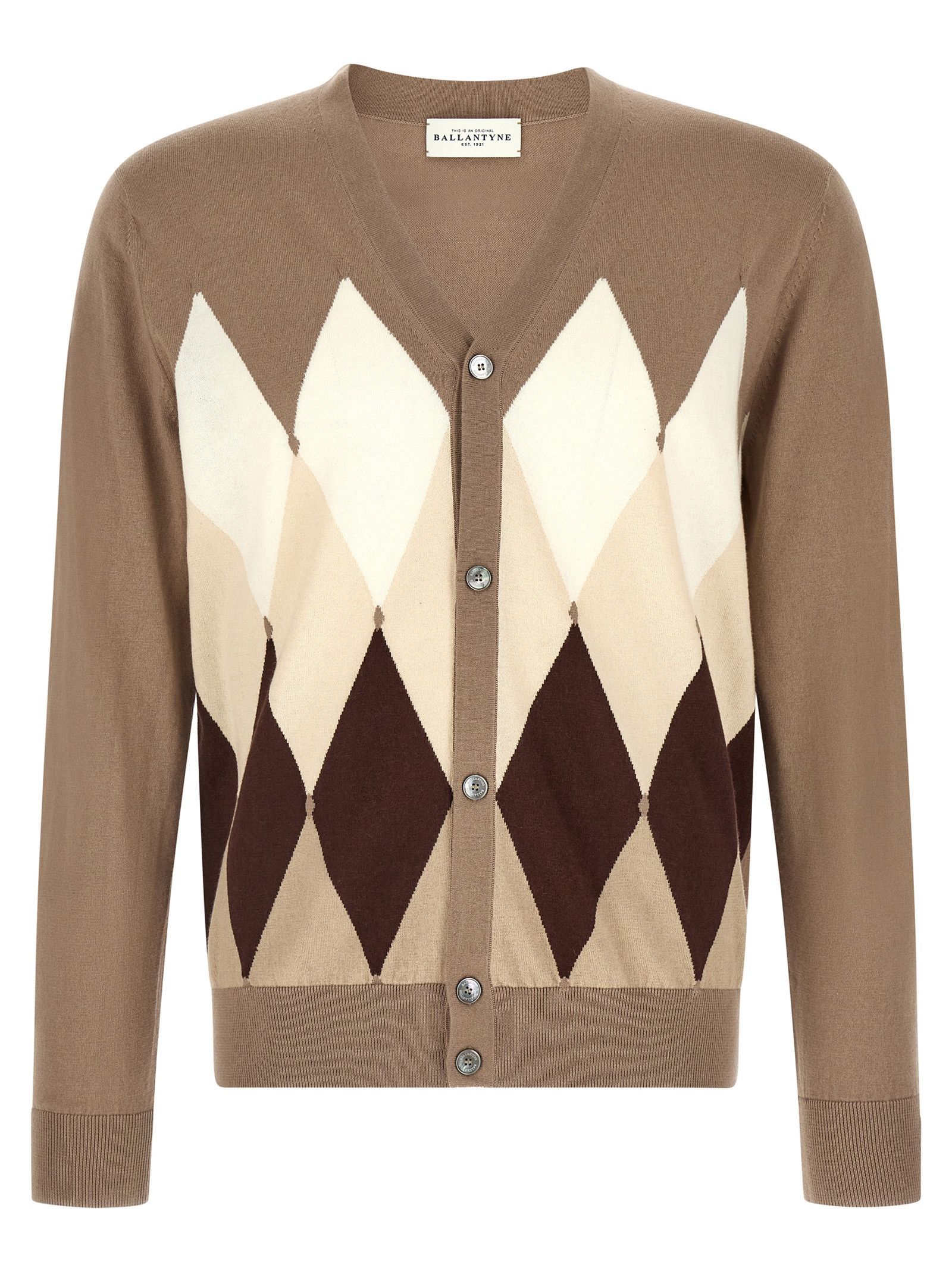 Ballantyne Cardigan Argyle Size US XL / EU 56 / 4 - 1 Thumbnail