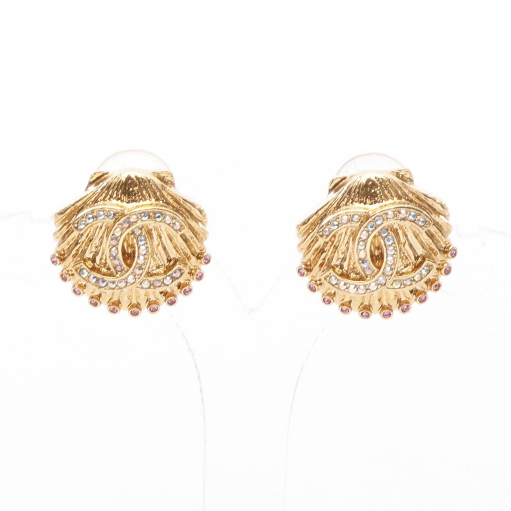 Chanel Chanel Chanel Coco Mark Earrings Metal Earrings Size ONE SIZE - 1 Thumbnail