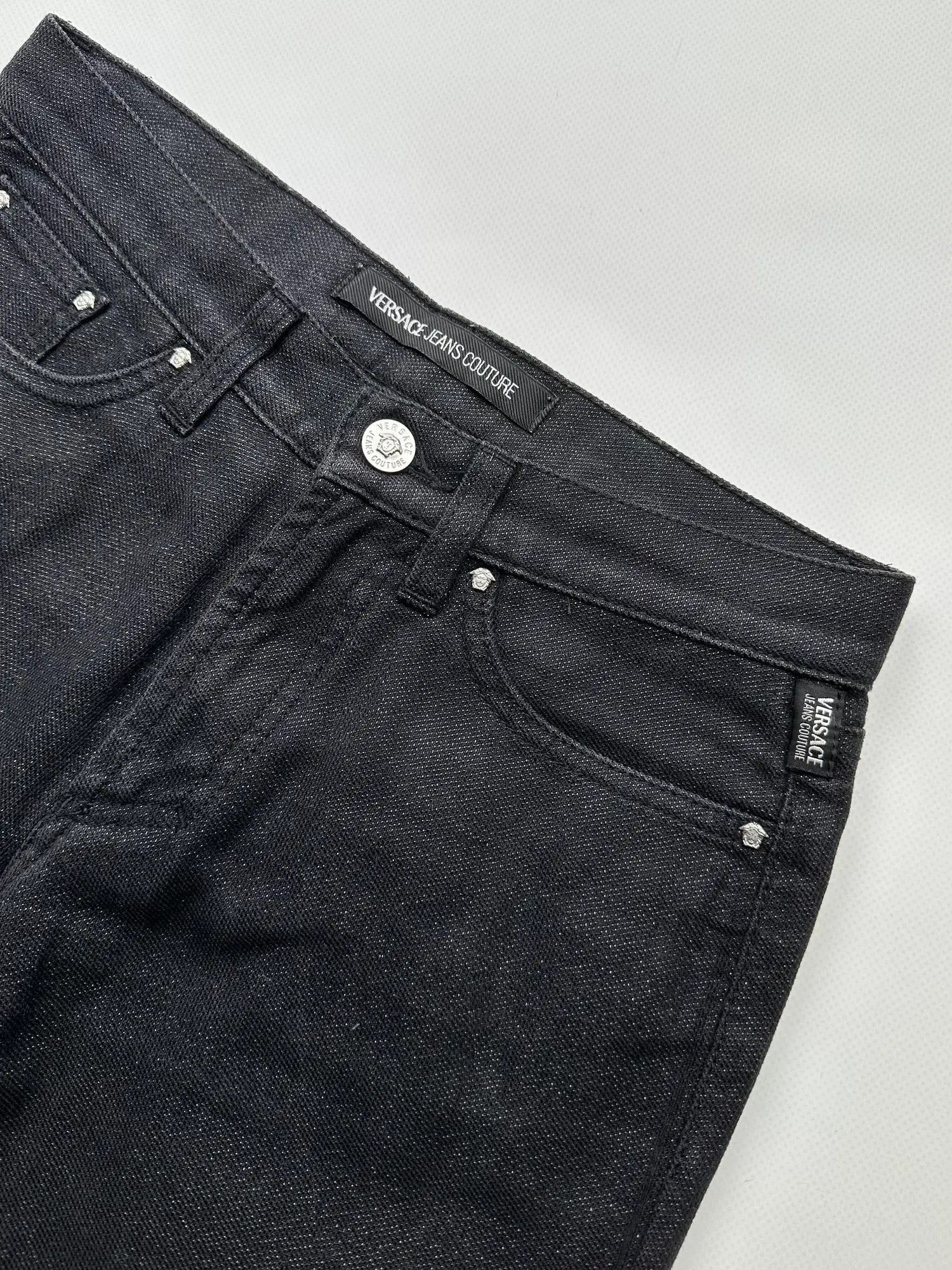 Versace Versave Jeans Couture Vintage Light Flare Pants (125) Size 26" / US 2 / IT 38 - 5 Thumbnail