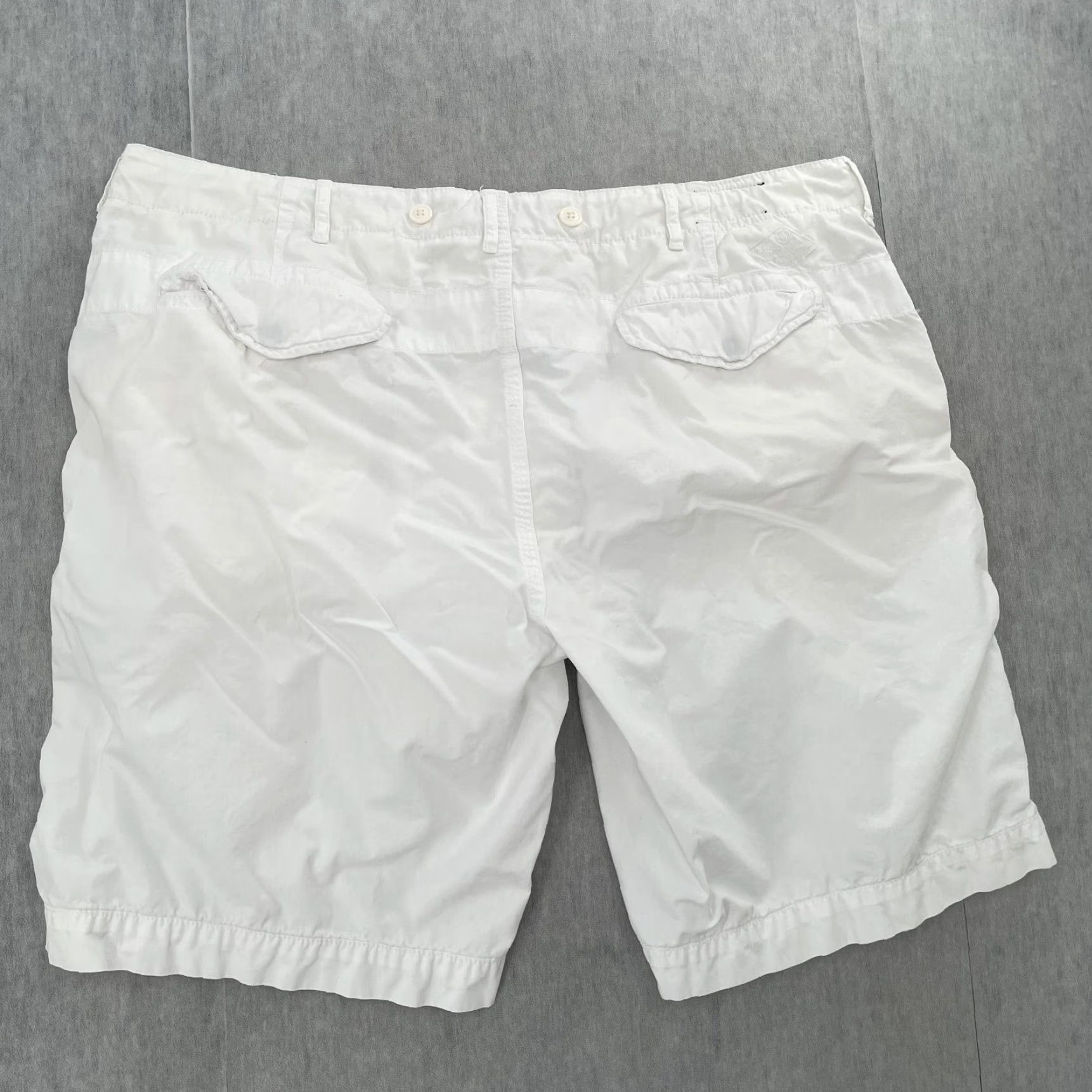 Polo Ralph Lauren VINTAGE Polo Ralph Lauren Cargo Shorts Men Size 42 White Cotton Casual Vintage Size US XL / EU 56 / 4 - 2 Thumbnail