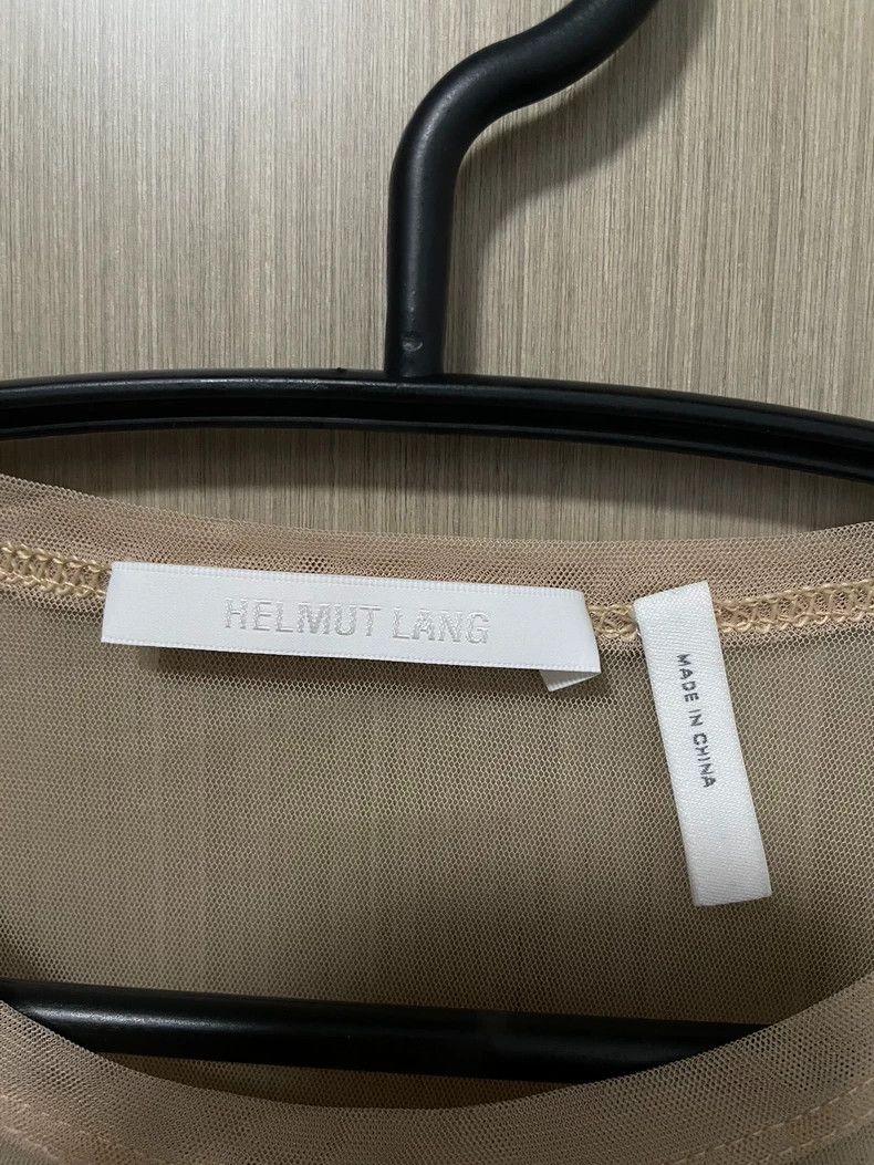 HELMUT LANG Skin-colored long sleeves