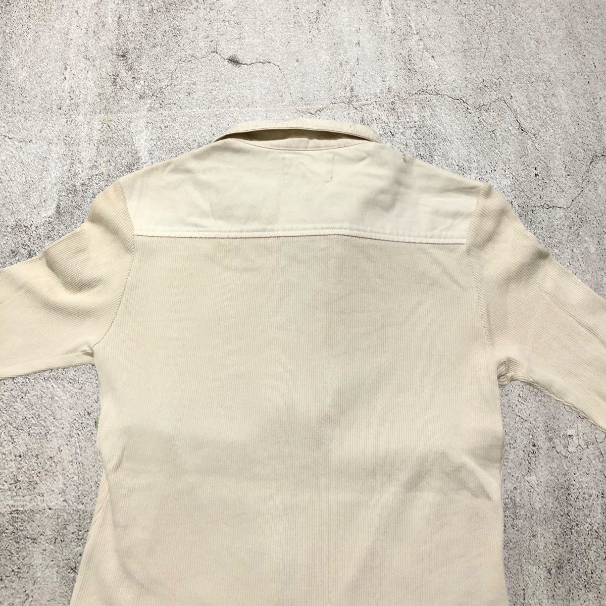 Japanese Brand 2000s Kumikyoku Corduroy Jacket Beauty Beast Beige Designer Size US XS / EU 42 / 0 - 10 Thumbnail