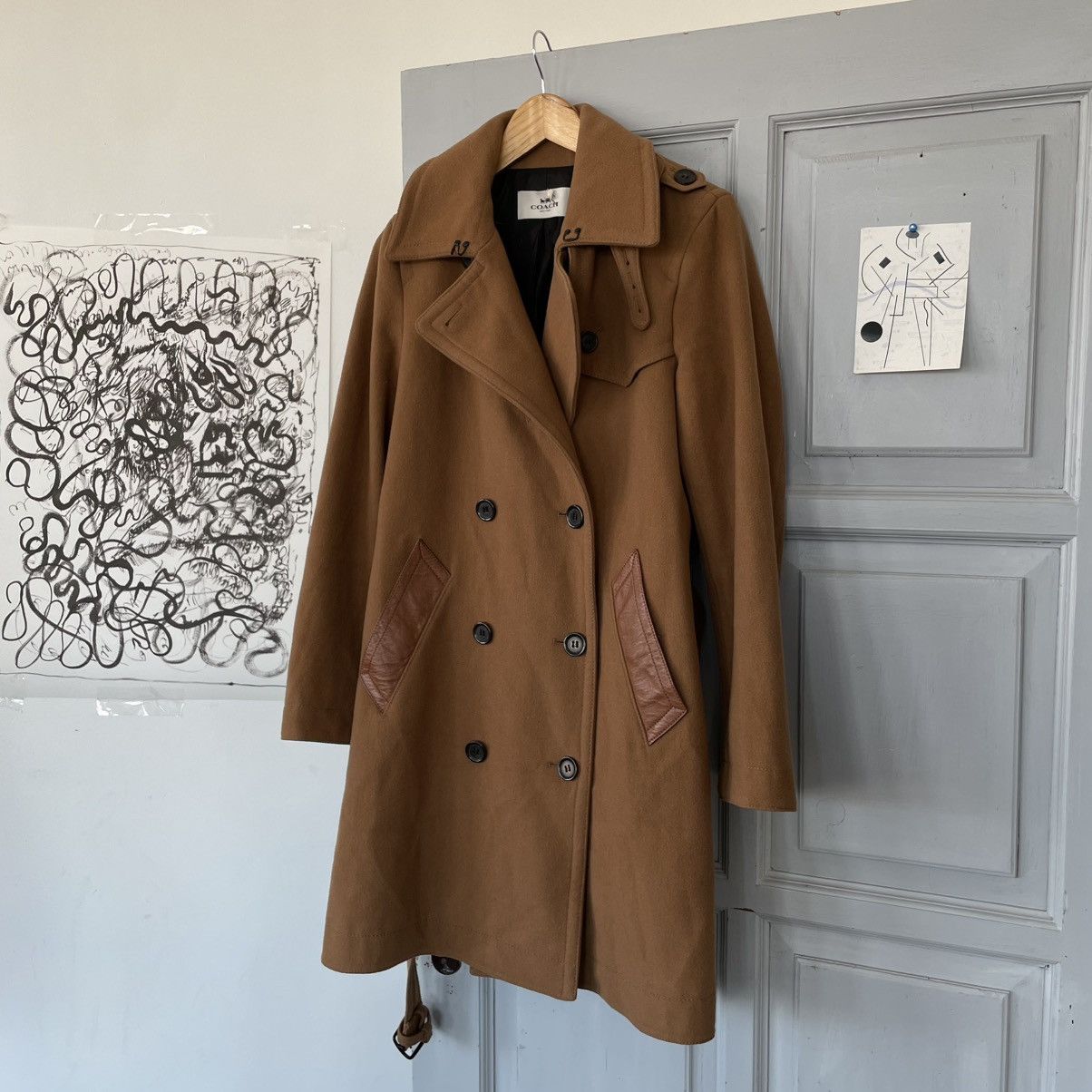Coach Women’s Coach Wool Double-breasted Coat Trench size S Size S / US 4 / IT 40 - 7 Thumbnail