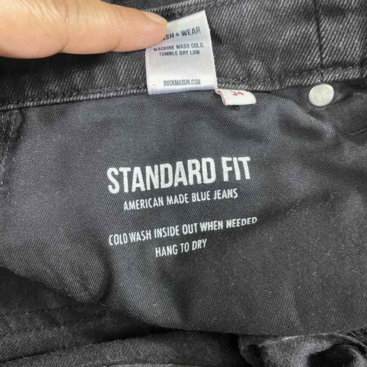 Buck Mason Buck Mason Denim Distress Size 34 Black Colour Size US 34 / EU 50 - 8 Thumbnail