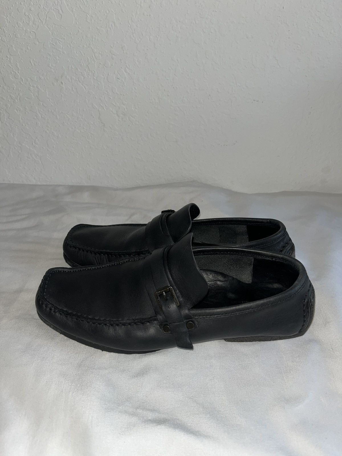 Gucci Gucci Black Leather Driving Loafers Size US 6 / IT 36 - 2 Thumbnail