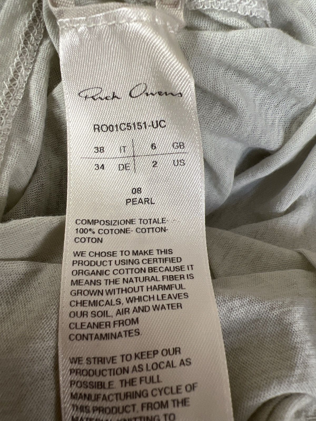 Rick Owens Rick Owens EDFU Loose Tank Top Size XS / US 0-2 / IT 36-38 - 8 Thumbnail
