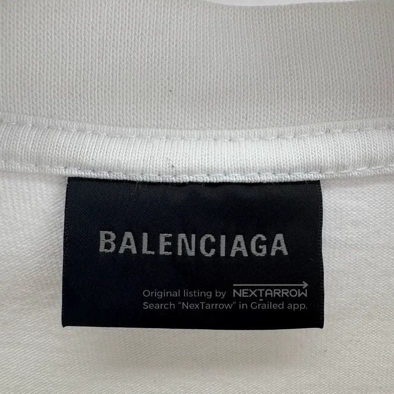 Balenciaga Balenciaga White splatter printed short-sleeve Size US XL / EU 56 / 4 - 6 Thumbnail