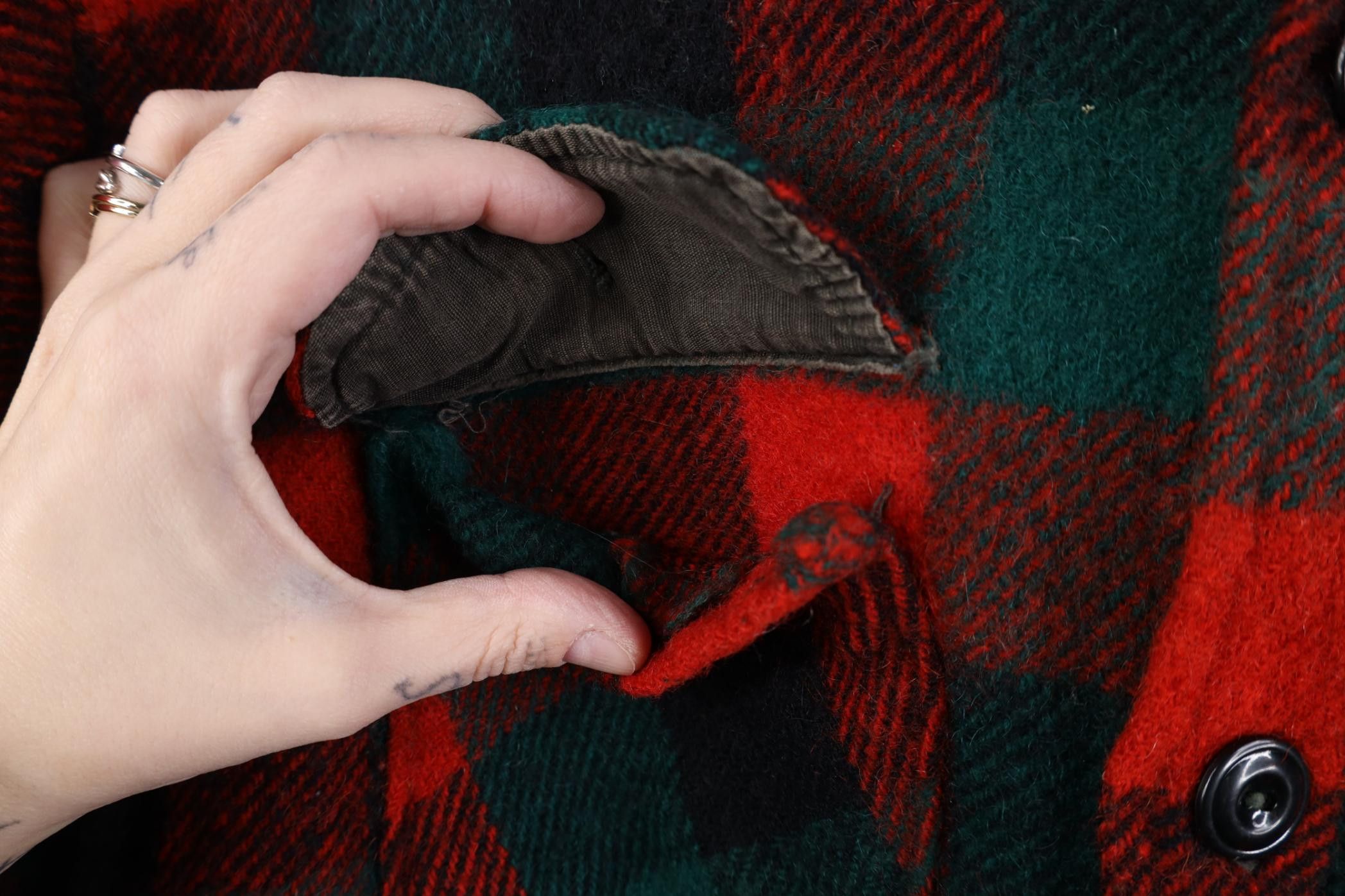 Vintage Vintage 50s 60s Streetwear Wool CPO Shirt Jacket Jac USA Size US S / EU 44-46 / 1 - 13 Thumbnail