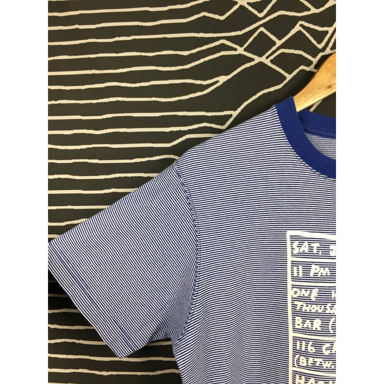 Keith Haring × Uniqlo Keith Haring D.J. David Morales Pop Art Striped Uniqlo Tee Size US M / EU 48-50 / 2 - 4 Thumbnail