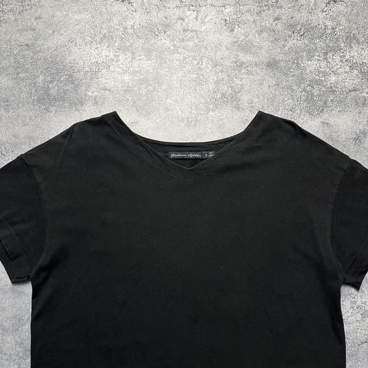 Gudrun Sjoden Gudrun Sjoden Basic Black Tee Luxury Designer Streetwear Y2K Size S / US 4 / IT 40 - 2 Thumbnail