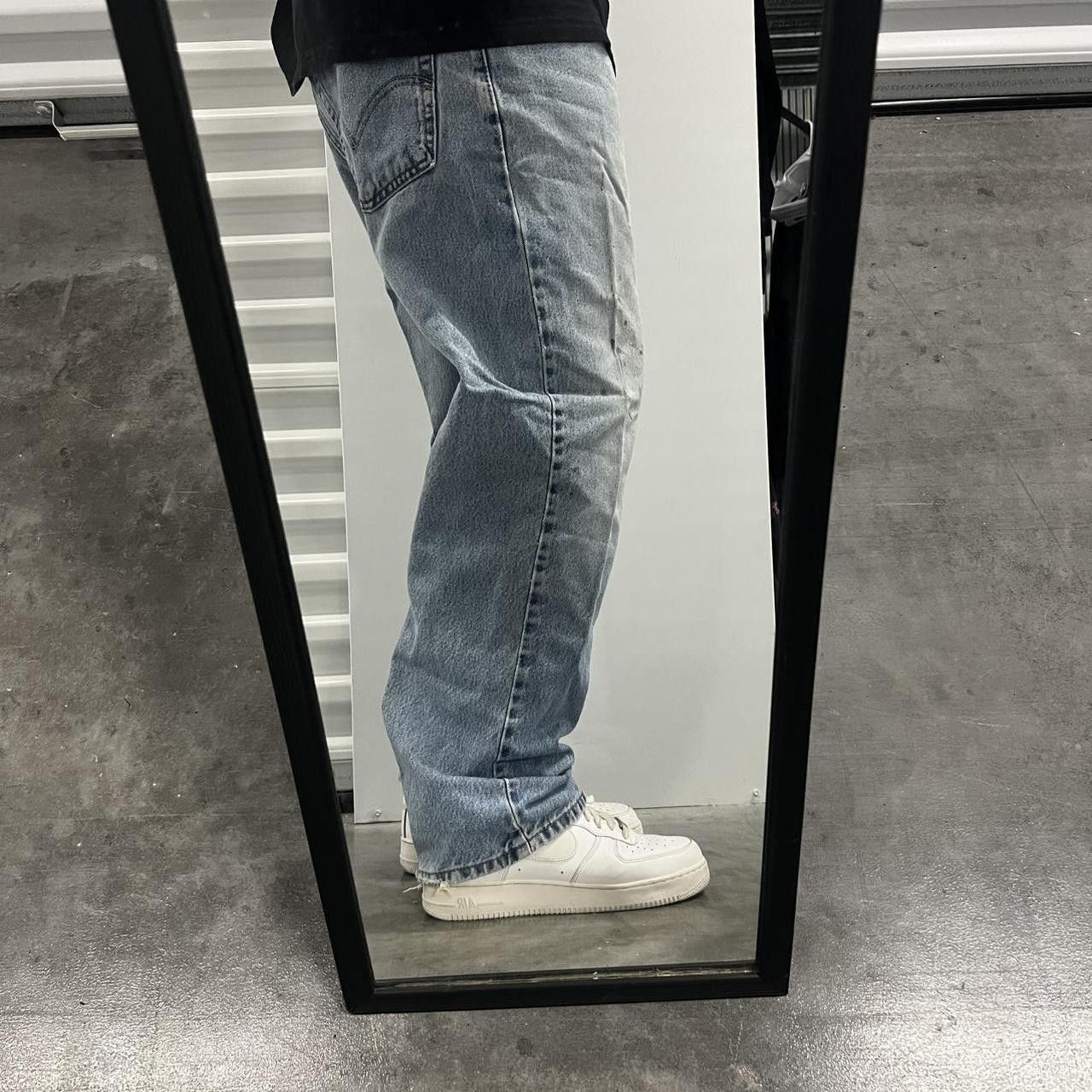 Levi's × Vintage Vintage Y2K Baggy Levis Light Wash Ripped Denim Jeans! Size US 38 / EU 54 - 2 Thumbnail