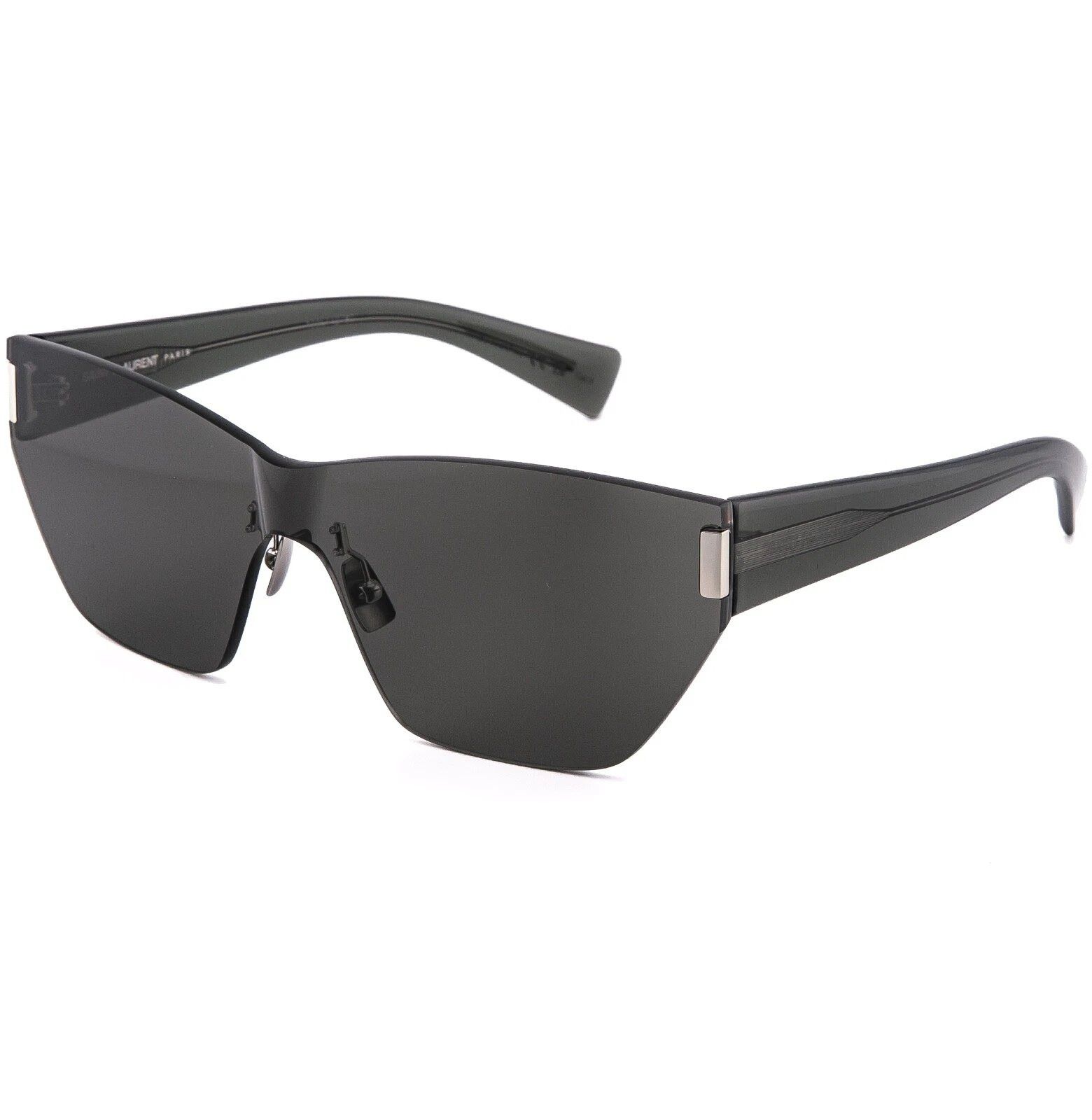 Saint Laurent Paris SAINT LAURENT SL 755 SL755 Black Cat Mask Sunglasses 001 Size ONE SIZE - 3 Thumbnail