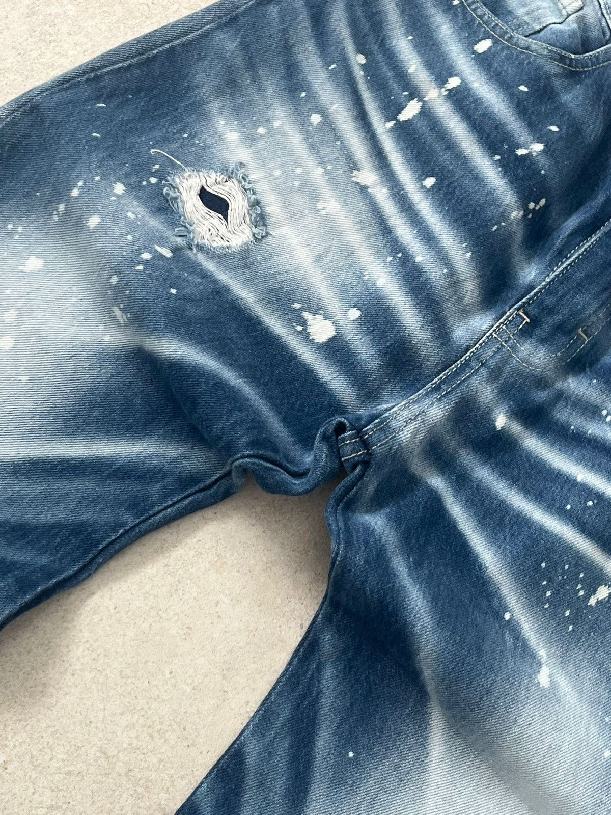 Japanese Brand 👖 Davide Jeans 71 – Blue (W28) Size US 28 / EU 44 - 3 Thumbnail
