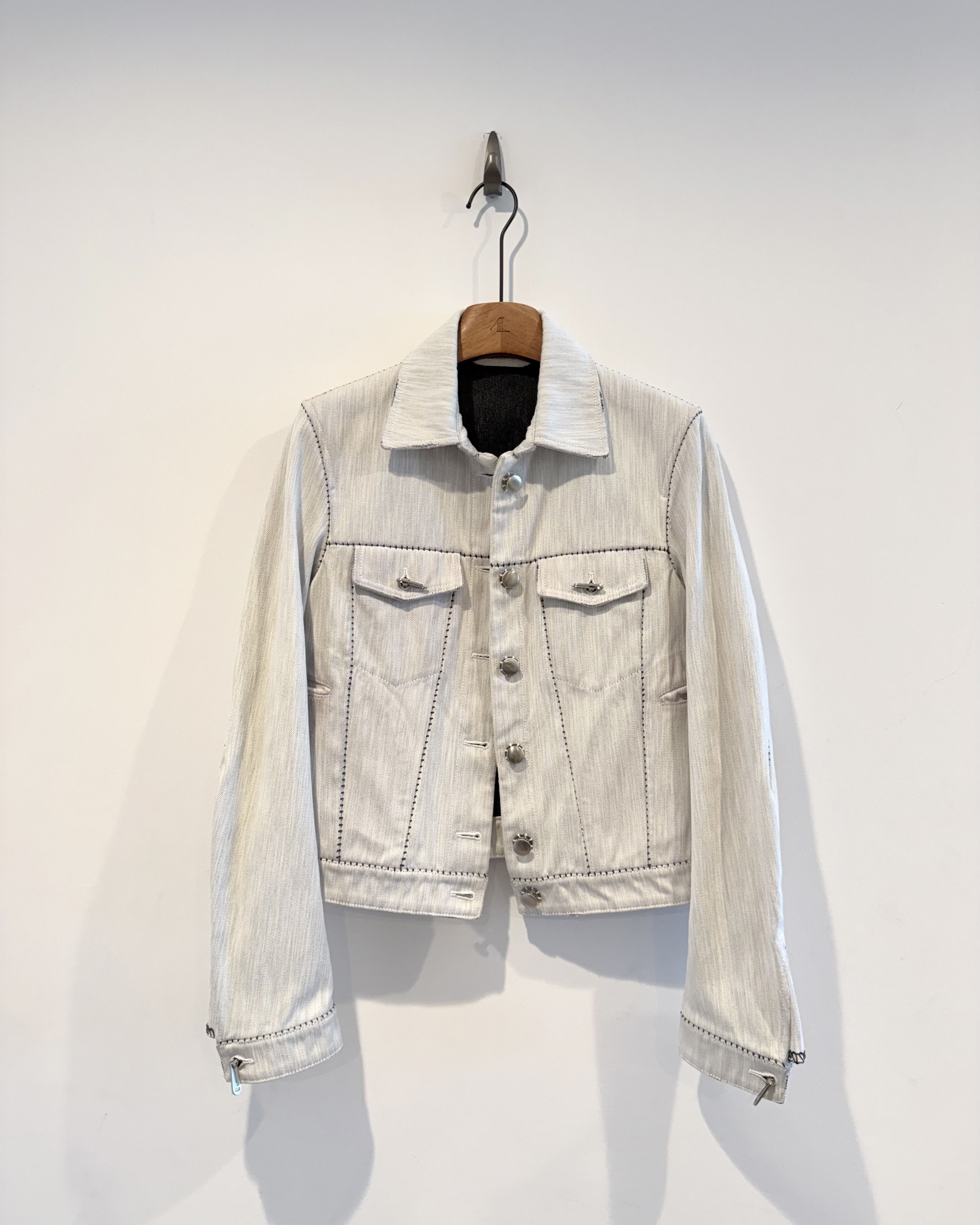 Carol Christian Poell Carol Christian Poell Dead End Line Denim Jacket Size US XXS / EU 40 - 1 Thumbnail