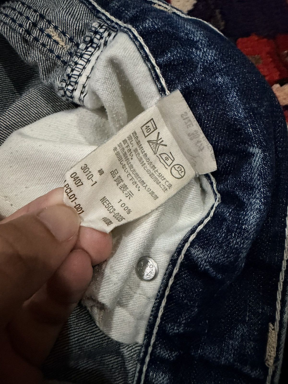 Levi's Levi's Ne:Classic Jeans Back Cinch Strap Distressed Loose Size US 38 / EU 54 - 8 Thumbnail