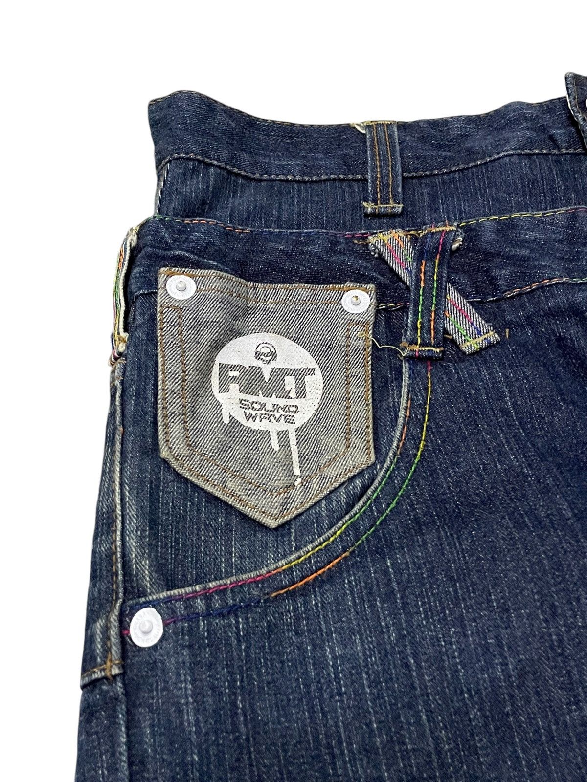 Japanese Brand Rimaster Japan Double Waist Loose Jeans Size US 32 / EU 48 - 11 Thumbnail