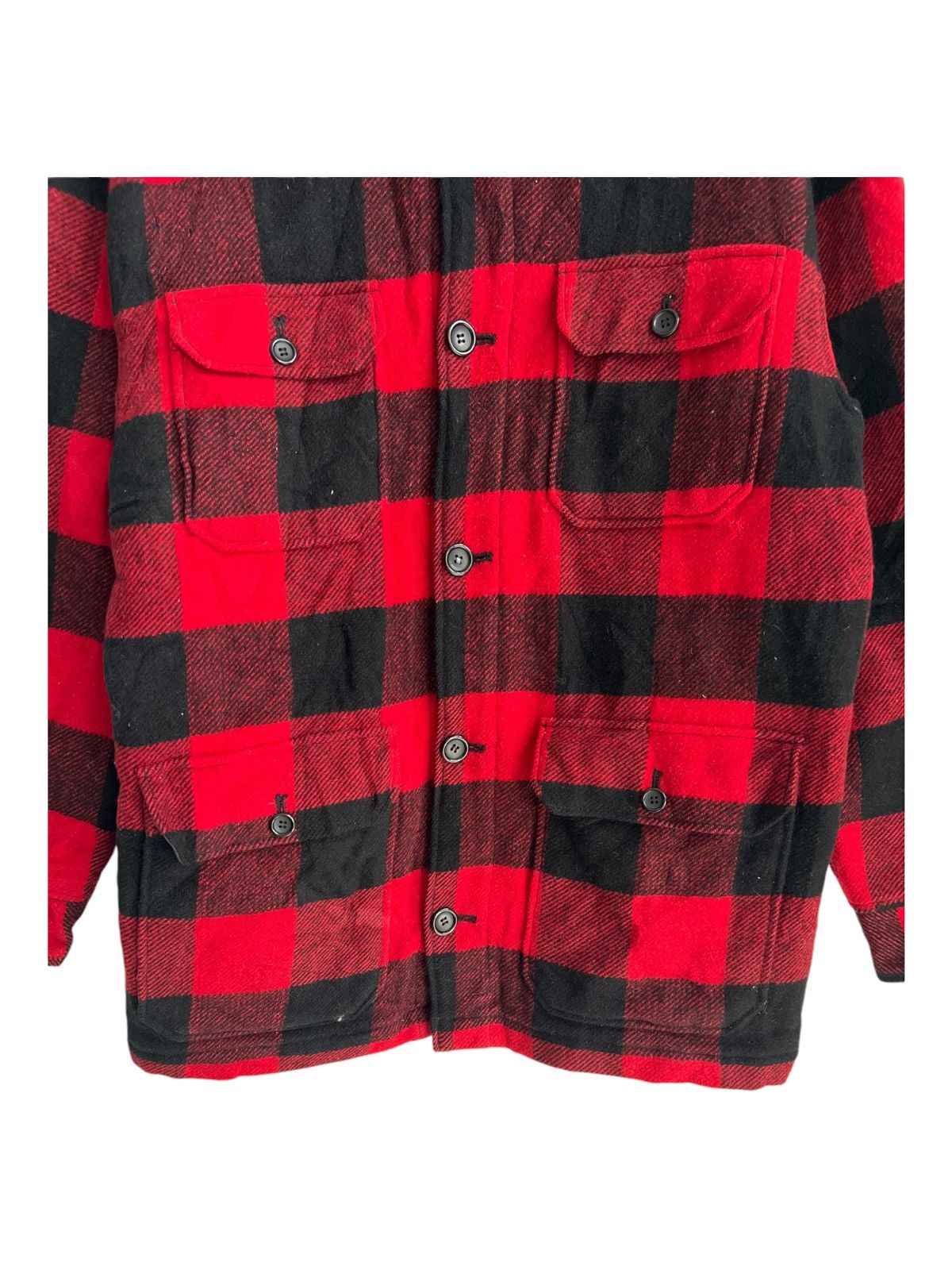 Filson × Pendleton × Woolrich Woolen Mills Vintage Buffalo Check Mackinaw Hunting Wool Jacket Woolrich Size US L / EU 52-54 / 3 - 5 Thumbnail