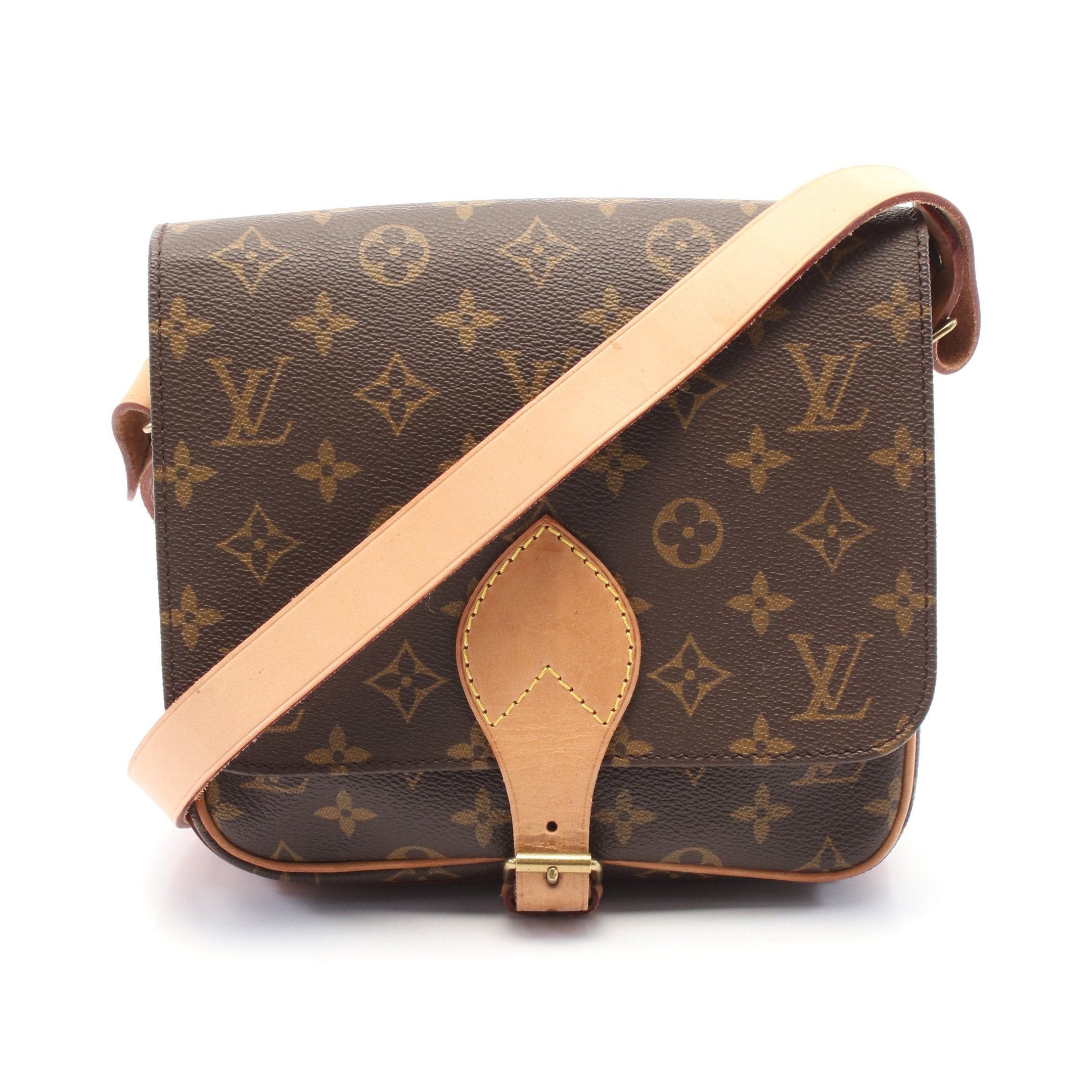 Louis Vuitton Louis Vuitton Cartesier Mm Monogram Shoulder Bag Leather Brown Size ONE SIZE - 1 Thumbnail
