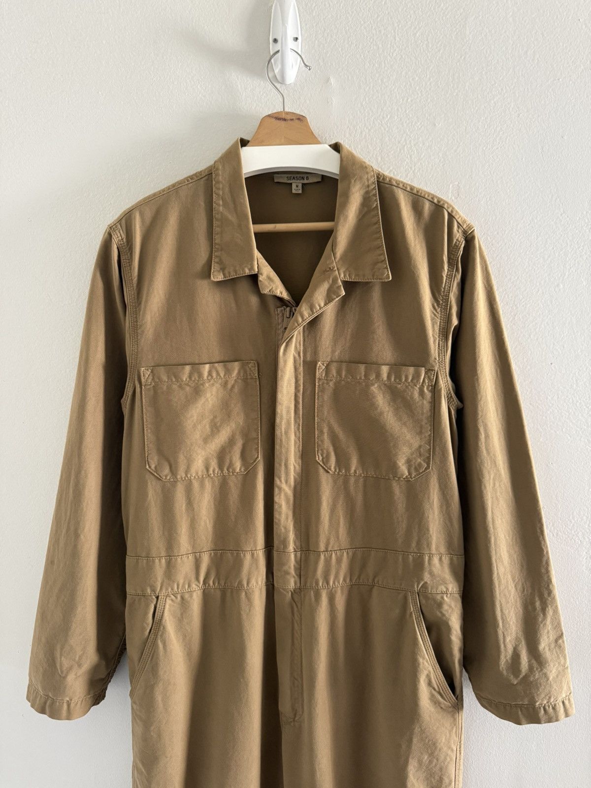 Kanye West Yeezy Season 6 Workwear Canvas Jumpsuit Shirt/Pants Brown Size US M / EU 48-50 / 2 - 11 Thumbnail