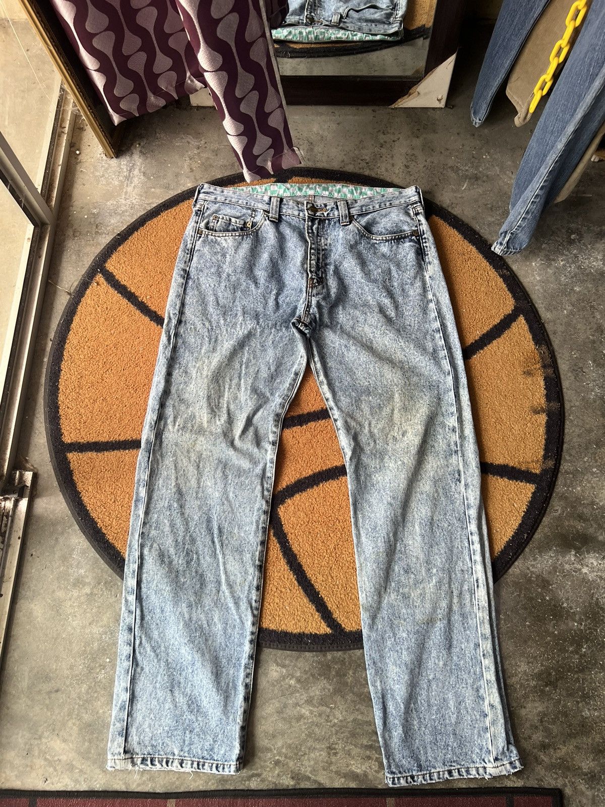 PHENOMENON 🔥Rare Phenomenon Color Bleach Denim Size US 37 - 2 Thumbnail