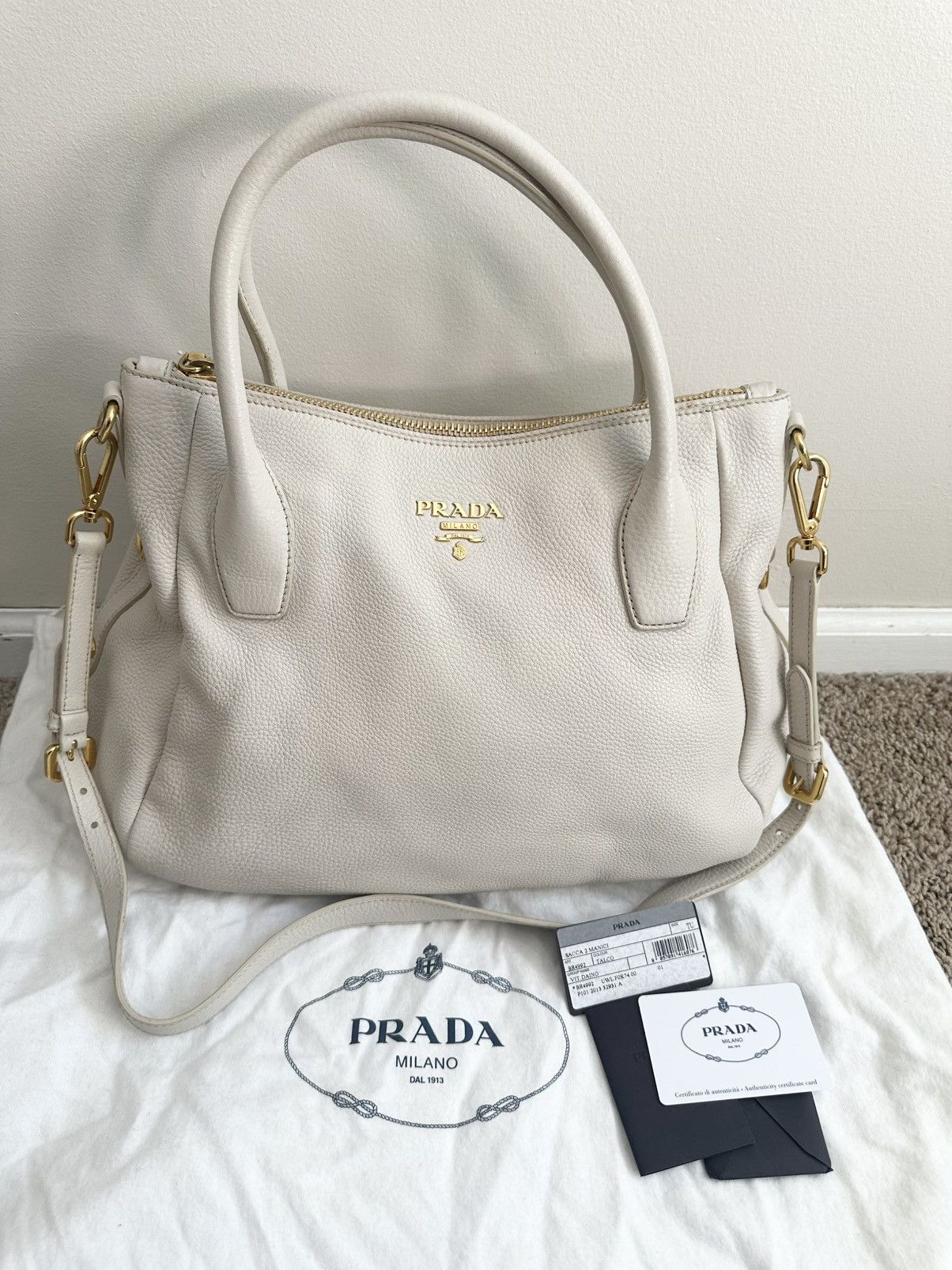 Prada Prada Sacca 2 Manici *100% authentic * Size ONE SIZE - 1 Thumbnail