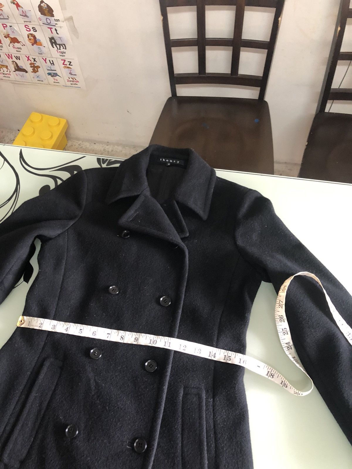 Theory 🏴 Theory Wool Blend Double Breasted Peacoat Size XS / US 0-2 / IT 36-38 - 17 Thumbnail