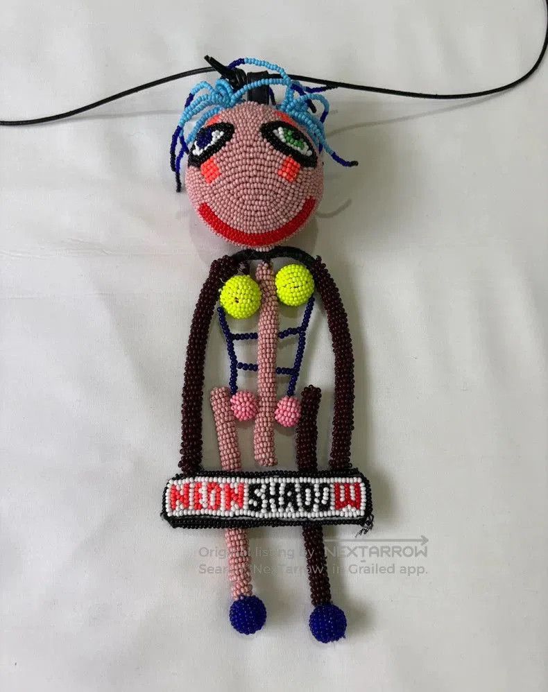 Walter Van Beirendonck Cute Beaded Doll Pendant Necklace. Size ONE SIZE - 2 Thumbnail