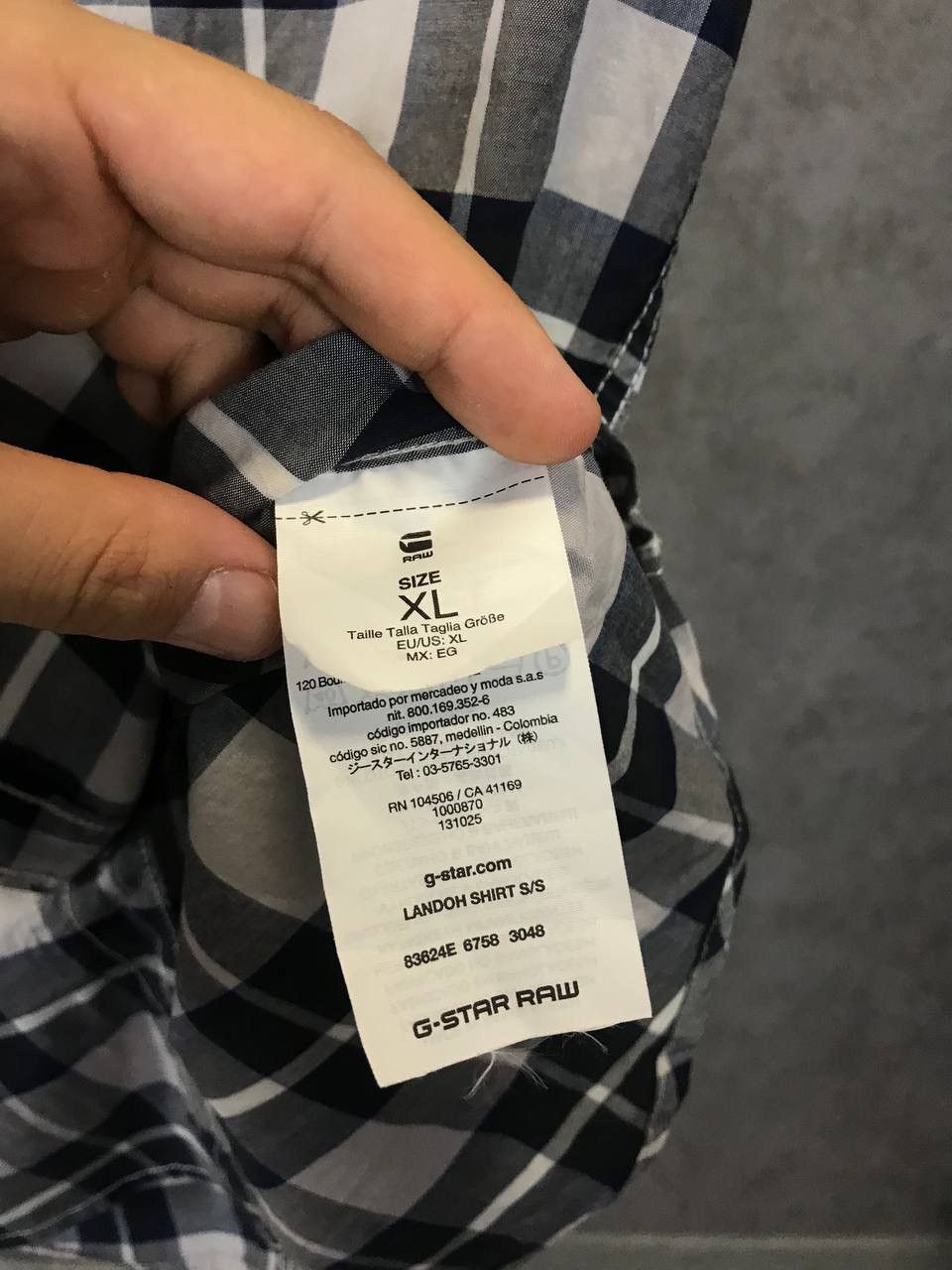G-Star G Star Raw designer shirt Size US L / EU 52-54 / 3 - 4 Thumbnail