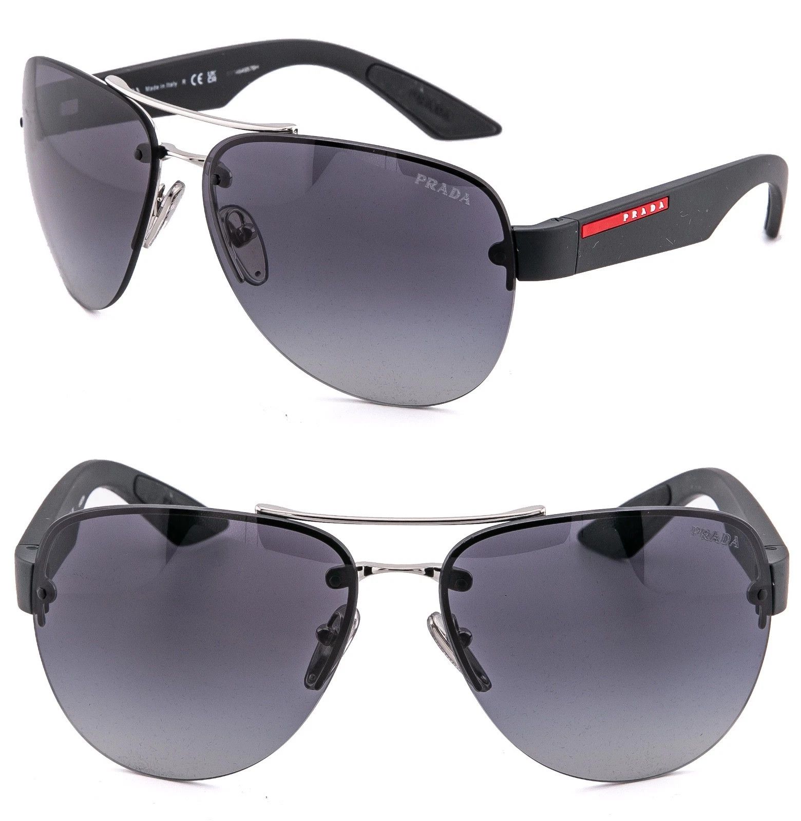 Prada PRADA 55Y Linea Rossa Sport Active Sunglasses PS55YS 55YS Size ONE SIZE - 1 Thumbnail