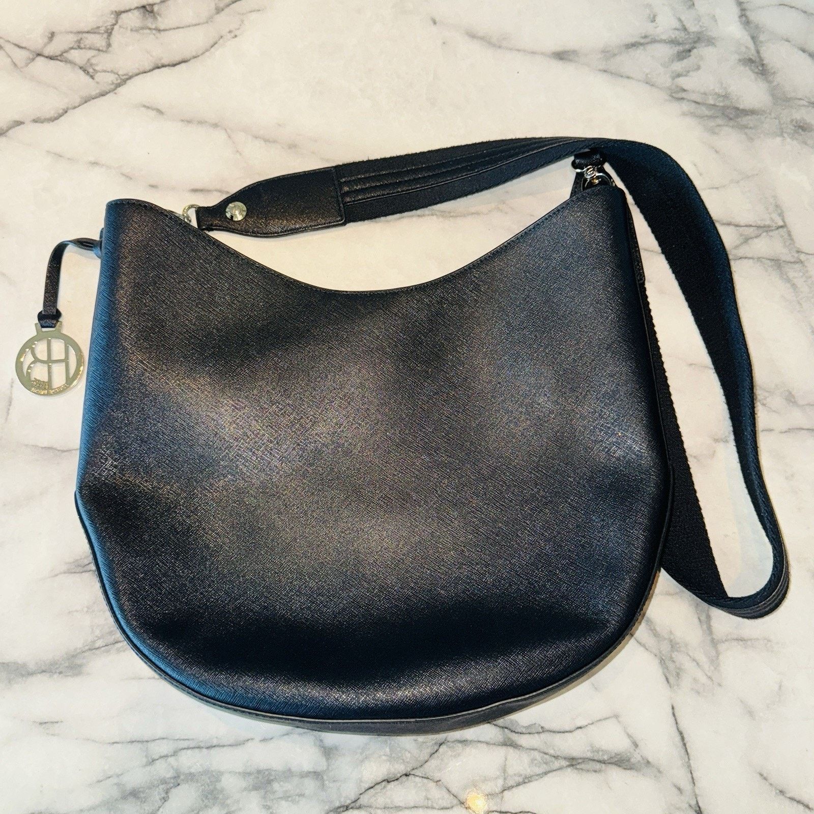 Henri Bendel Henri Bendel West 57th Hobo Crossbody Bag Handbag Black Size ONE SIZE - 2 Thumbnail