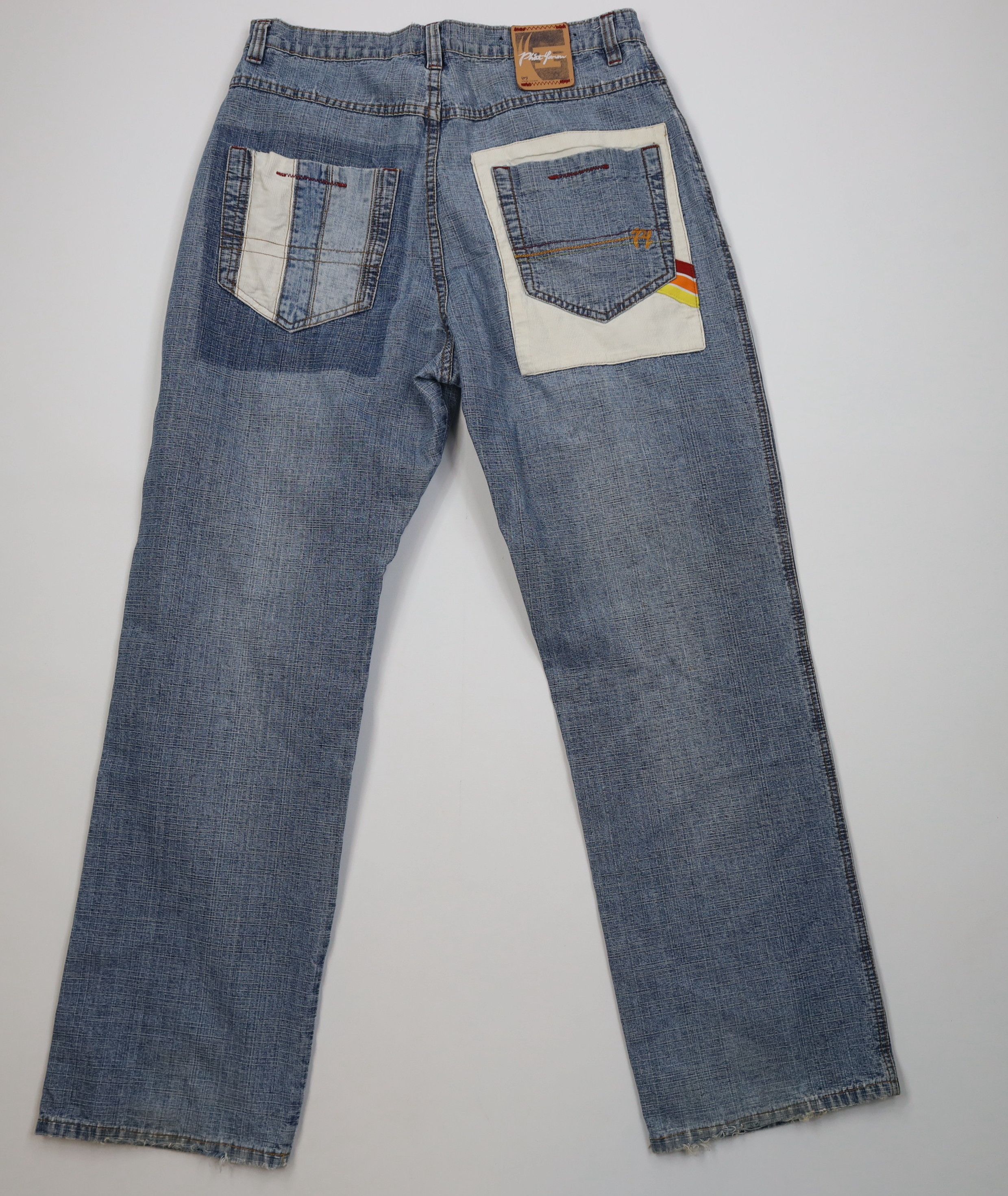 Phat Farm Vintage 90s Y2K Phat Farm Baggy Fit Wide Leg Denim Jeans Size US 34 / EU 50 - 13 Thumbnail