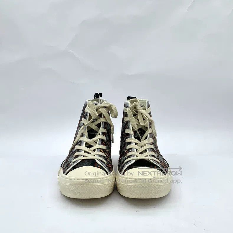 Dior Dior Colour-blocking logo jacquard lace-up casual flat hig Size US 11 / EU 44 - 4 Thumbnail