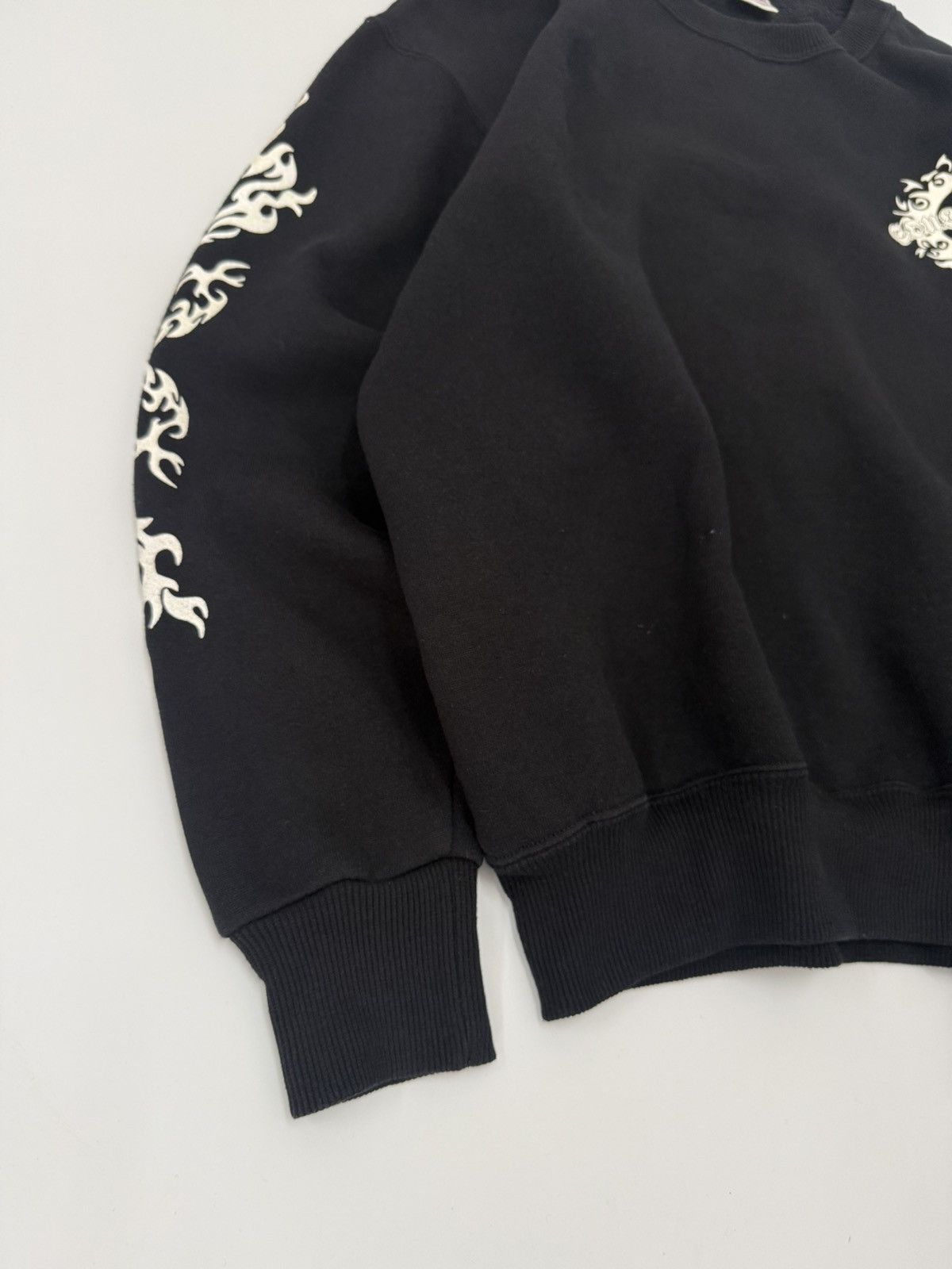 Sun Surf 🔥 STAFFA Japan SOUL POWER Sweatshirt Flame Wings Graphic L Size US L / EU 52-54 / 3 - 4 Thumbnail