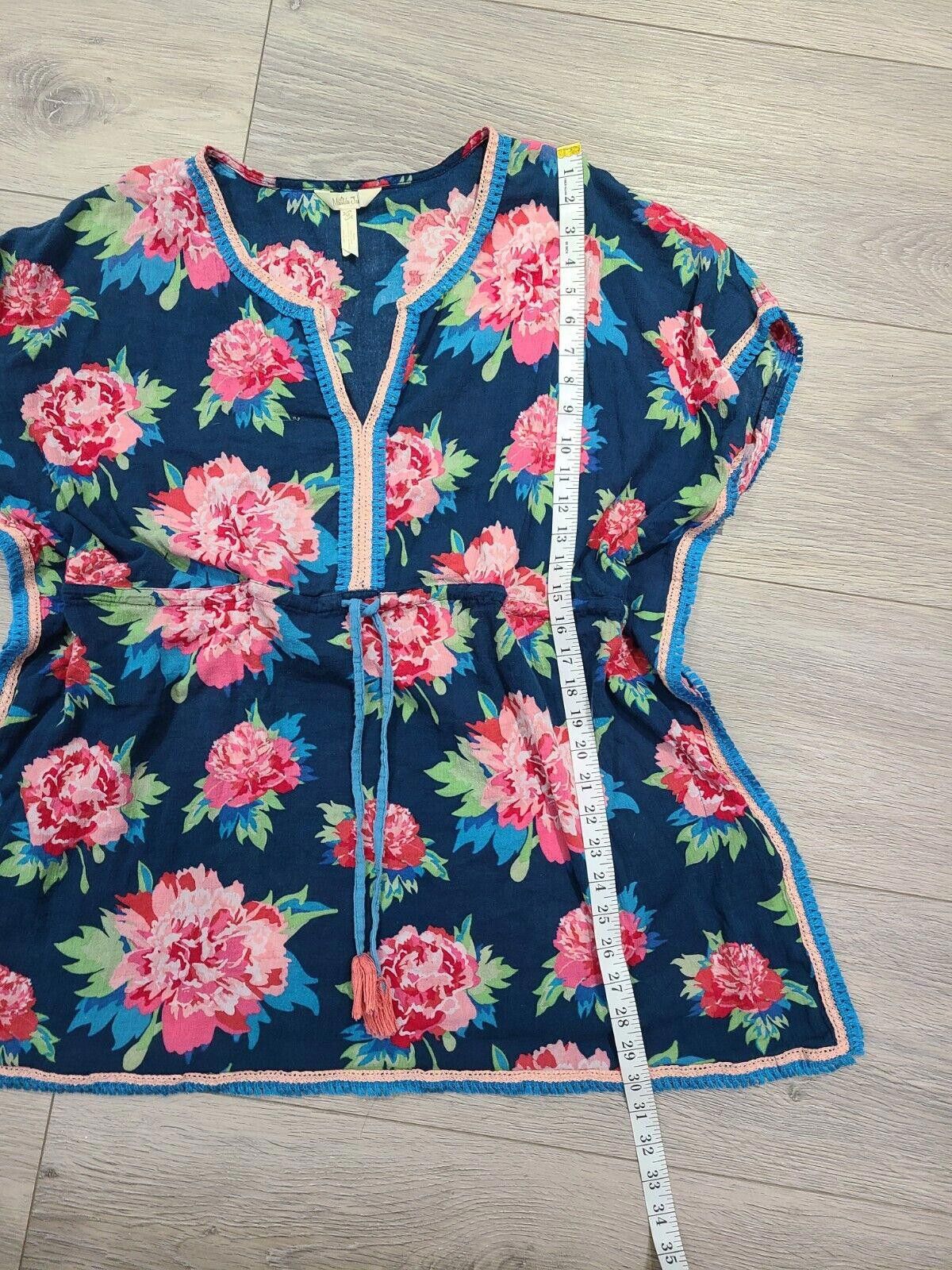 Designer Matilda Jane Tunic Top Medium Swim Cover Up Boho Floral Size M / US 6-8 / IT 42-44 - 6 Thumbnail