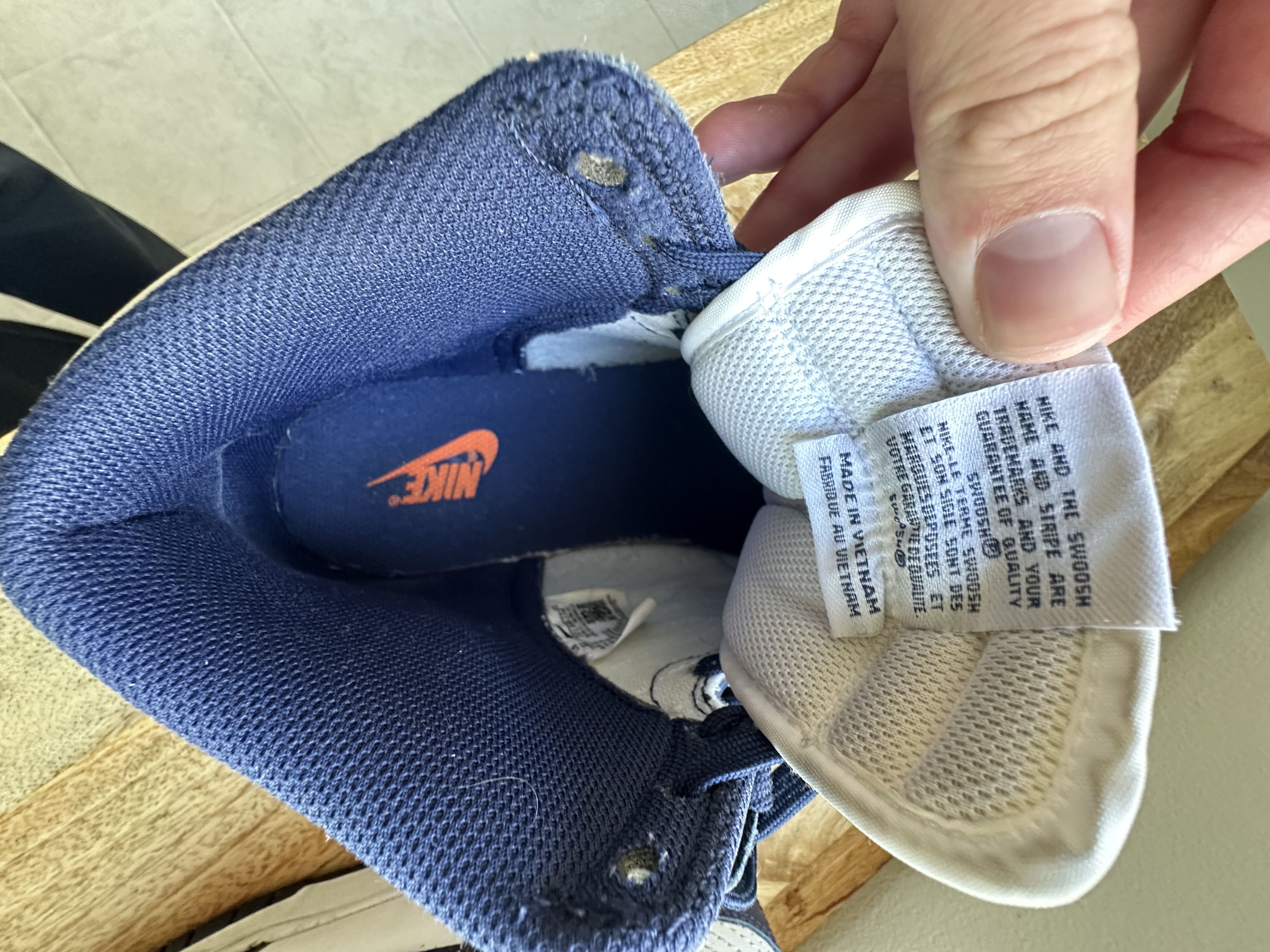 Nike Nike Dunk High Navy Size US 11 / EU 44 - 7 Thumbnail