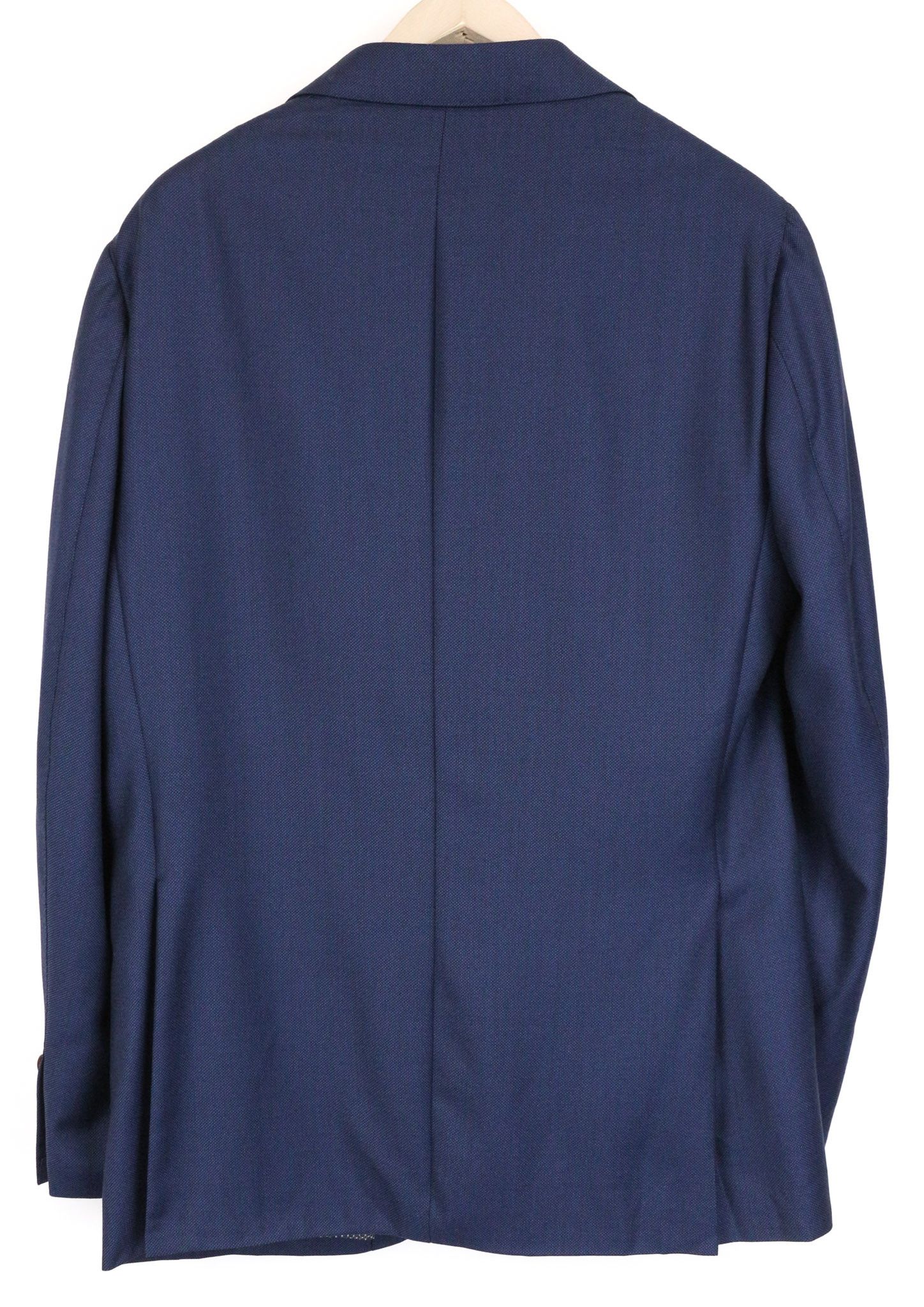 Suitsupply LA SPALLA UK44R Blue Wool Pleated 2 Piece Suit 75829 Size 44R - 6 Thumbnail