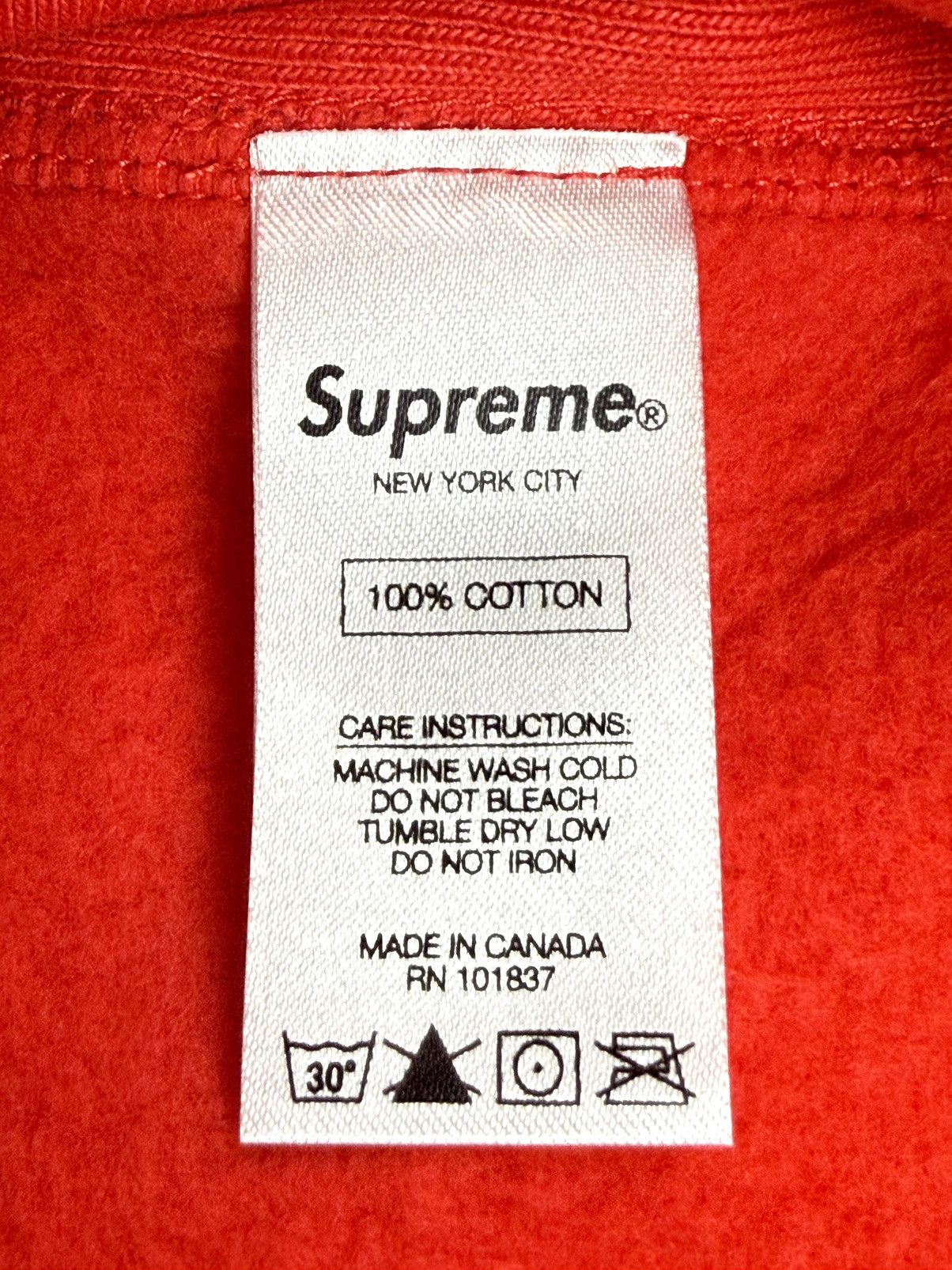 Supreme DEADSTOCK FW16 BOGO Hoodie, Red, Medium, NWT Size US M / EU 48-50 / 2 - 9 Thumbnail