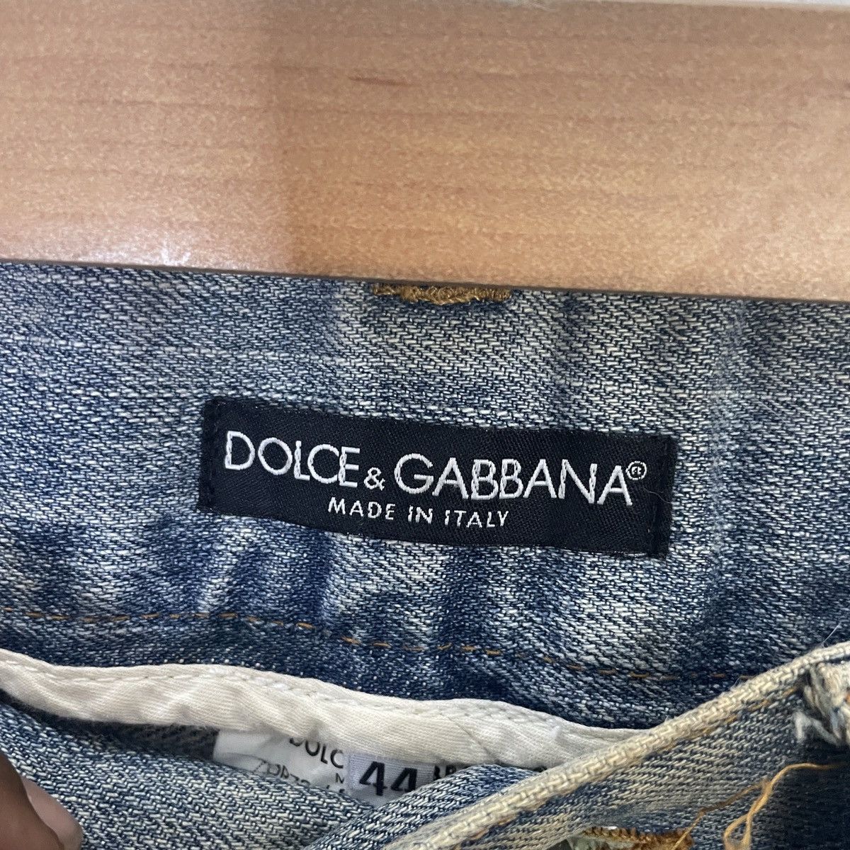 Dolce & Gabbana Vintage Dolce & Gabbana Hollywood Distressed Denim Size US 33 - 6 Thumbnail
