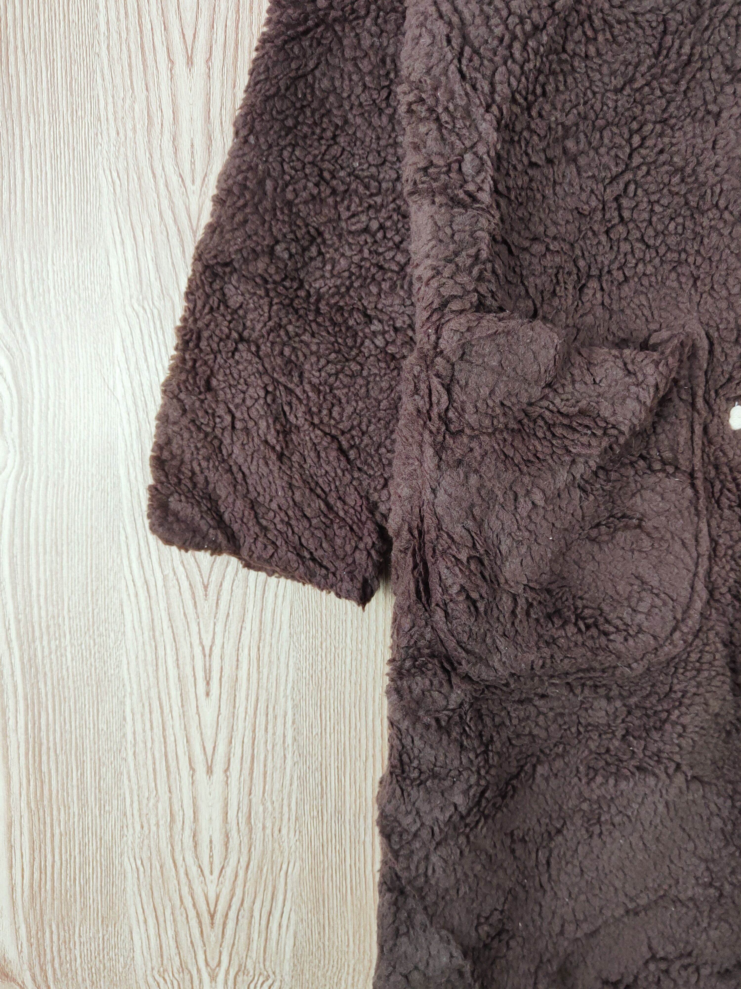 Japanese Brand × Vintage Winter Vintage Have Dark Brown Fur Mohair Duffle Coats Size US L / EU 52-54 / 3 - 4 Thumbnail