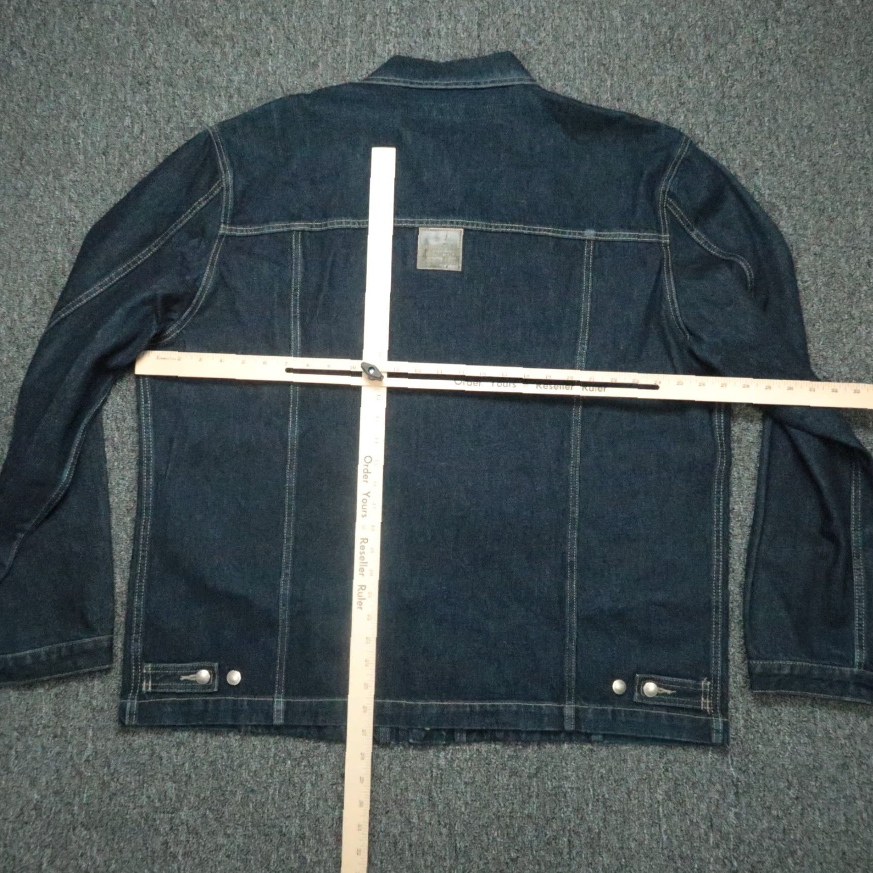 Denime VINTAGE Girbaud Jacket Mens 2XL Blue Denim Trucker Jacket Overcoat Casual Hip Hop Y2K Size US XXL / EU 58 / 5 - 6 Thumbnail