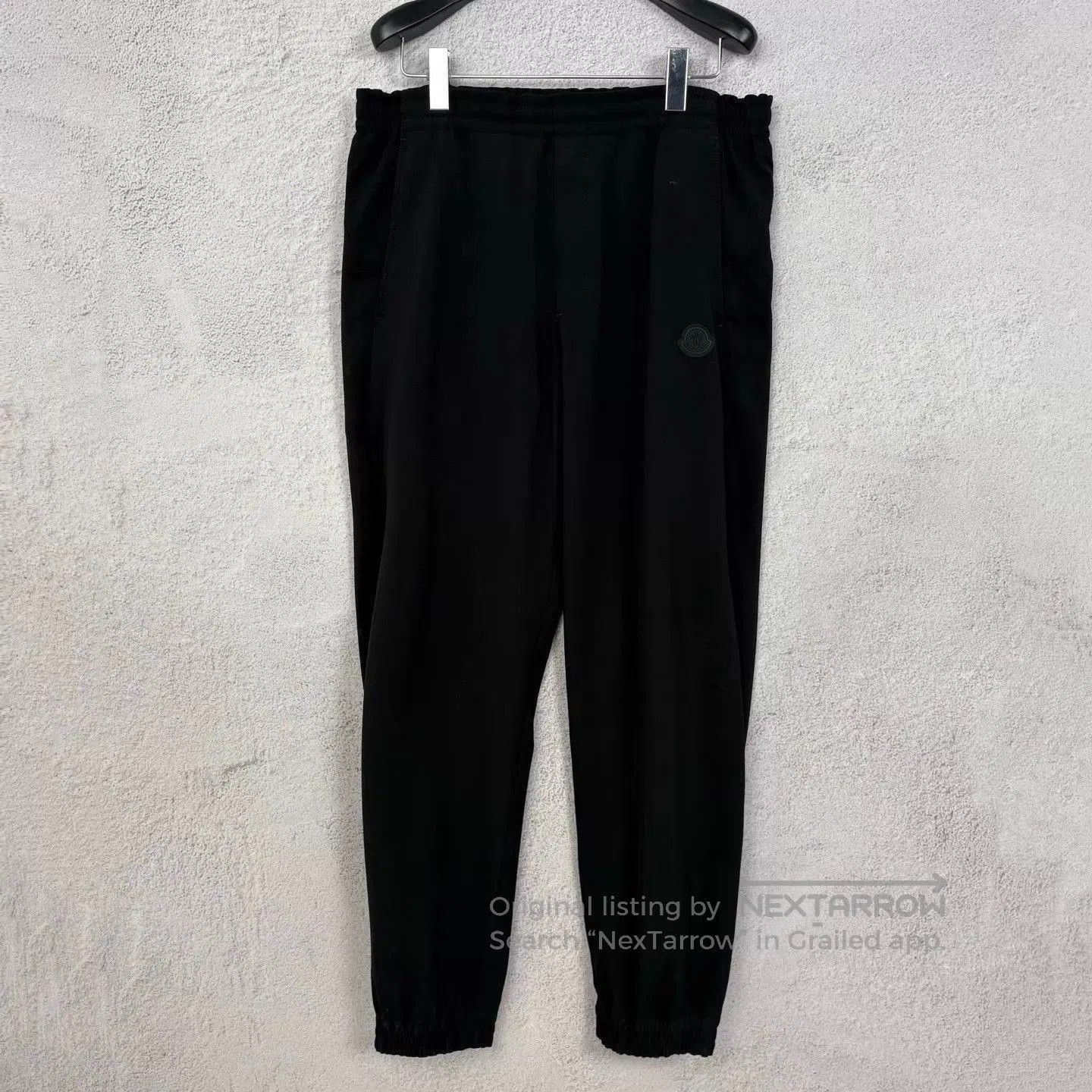 Moncler Black Elastic Waist Jogger Pants Size 30. Size US 30 / EU 46 - 1 Thumbnail