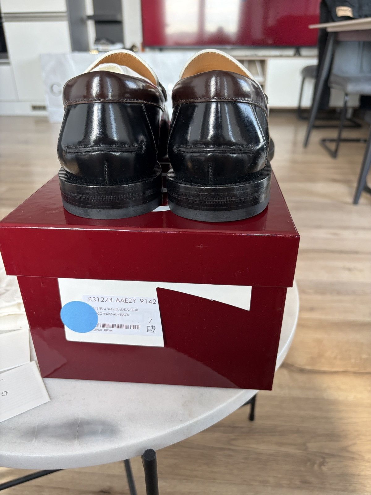 Gucci Gucci leather penny loafers Size US 8 / EU 41 - 8 Thumbnail