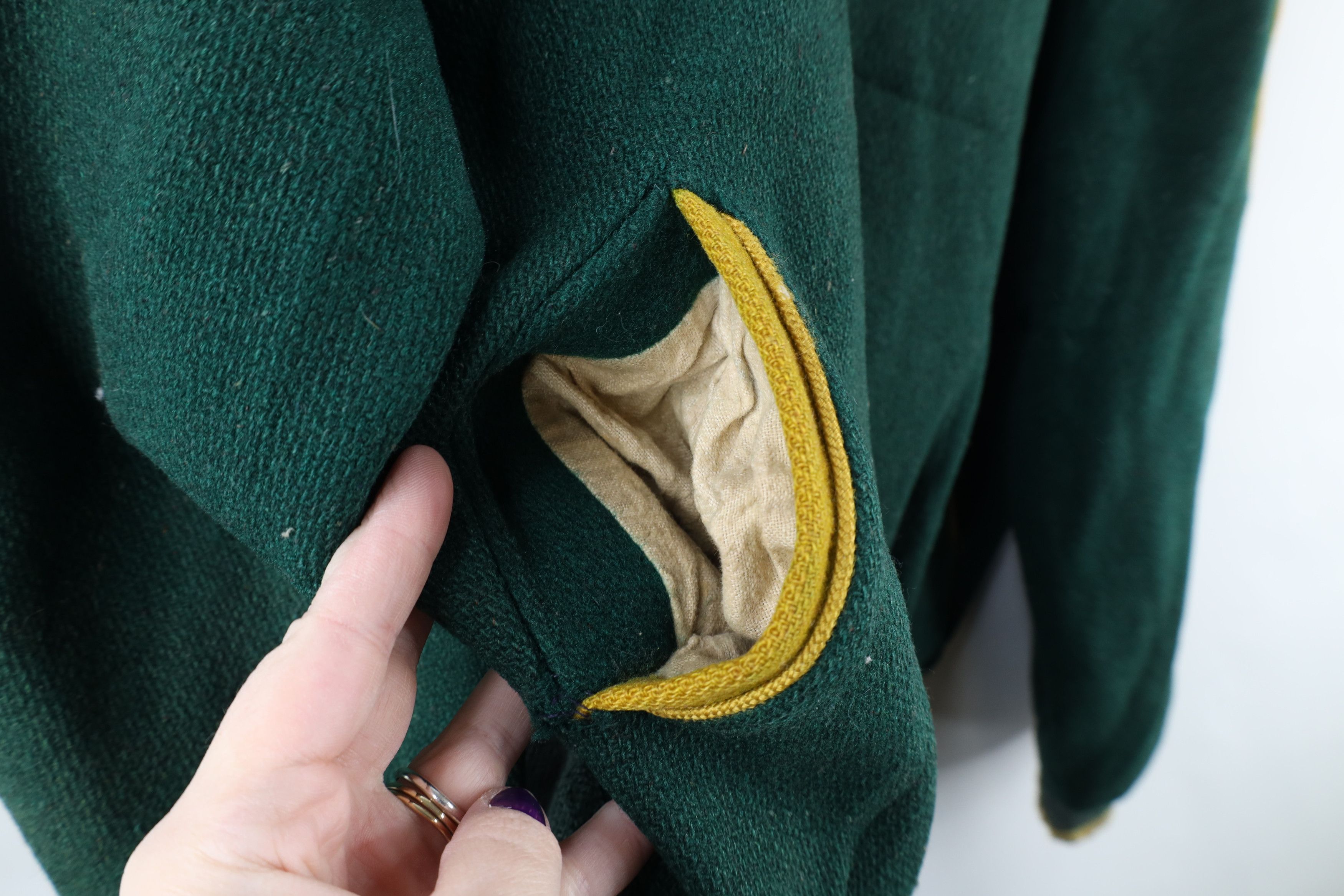 Vintage Vintage 40s 50s Streetwear Wool Varsity Jacket Green USA Size US M / EU 48-50 / 2 - 8 Thumbnail