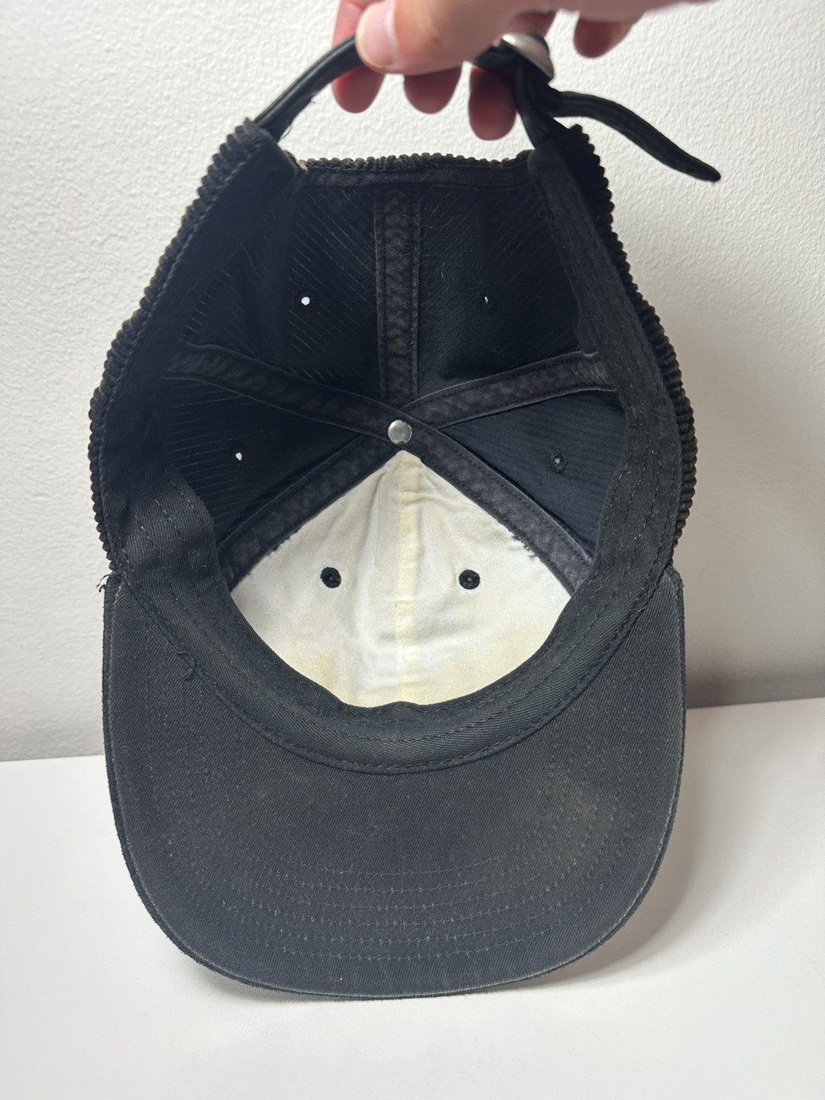 Supreme Supreme Classic Logo Corduroy 6-Panel Cap Hat Size ONE SIZE - 6 Thumbnail