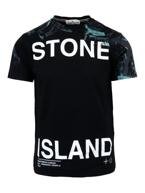 Stone Island Stone Island Logo T-Shirt Black Size US L / EU 52-54 / 3 - 1 Thumbnail