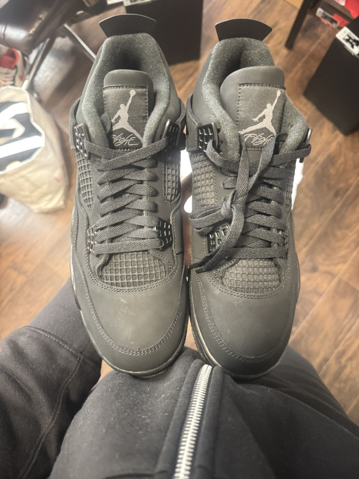 Nike 2025 Black Cat Jordan 4 Size US 9.5 / EU 42-43 - 6 Thumbnail